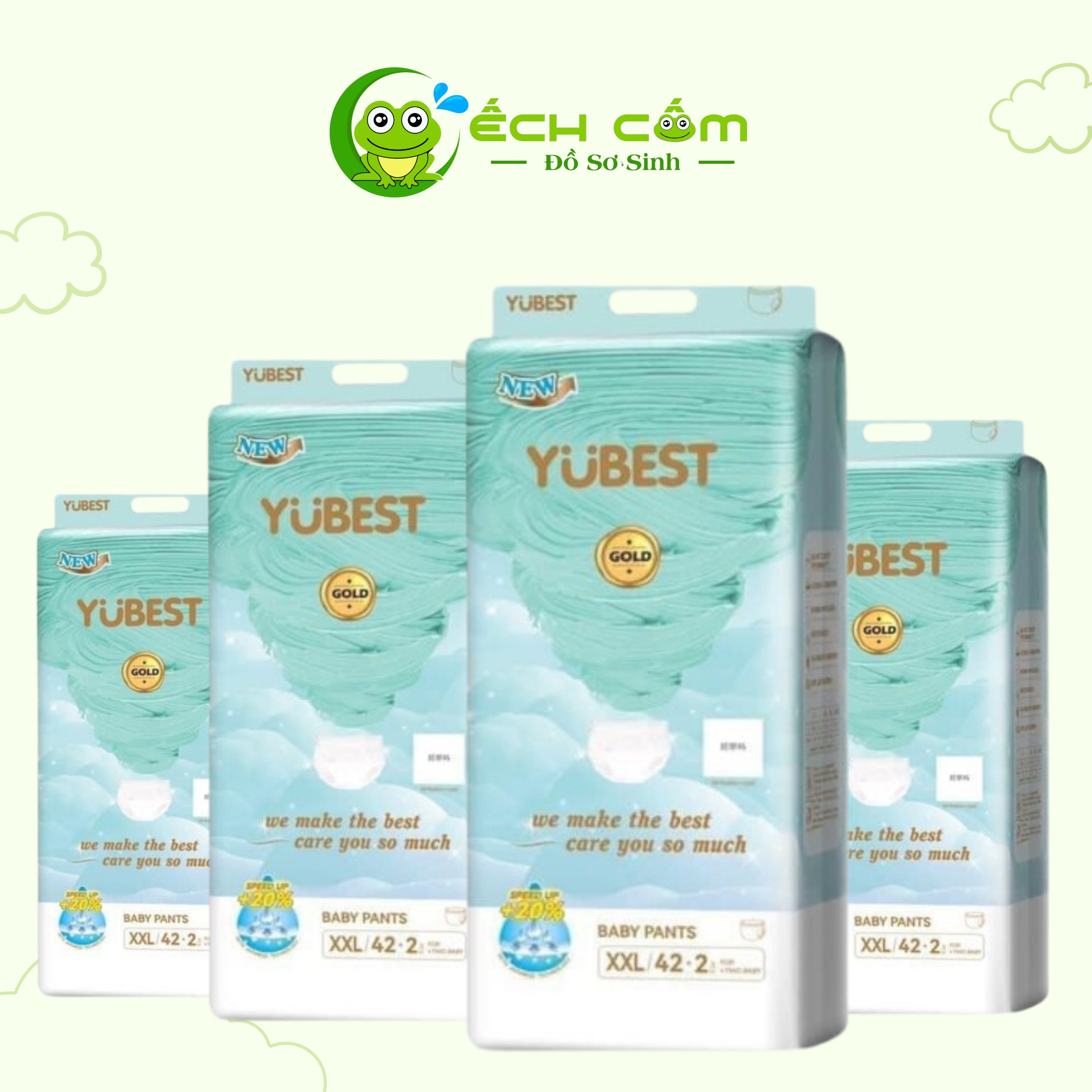 Bỉm New  Gold  Yubest Xl 46 Quân