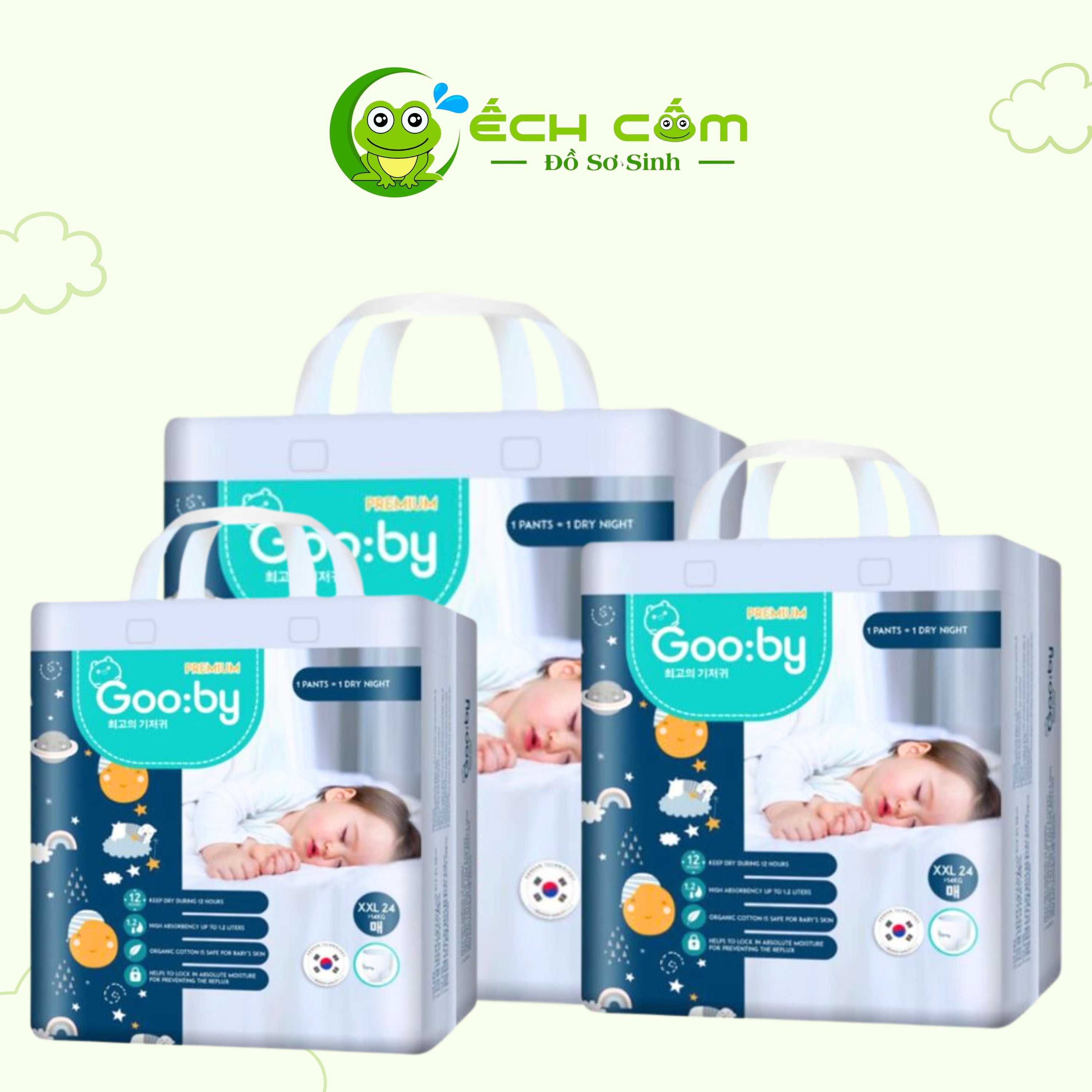 Bỉm Goo By Premium XXL 24 Quần