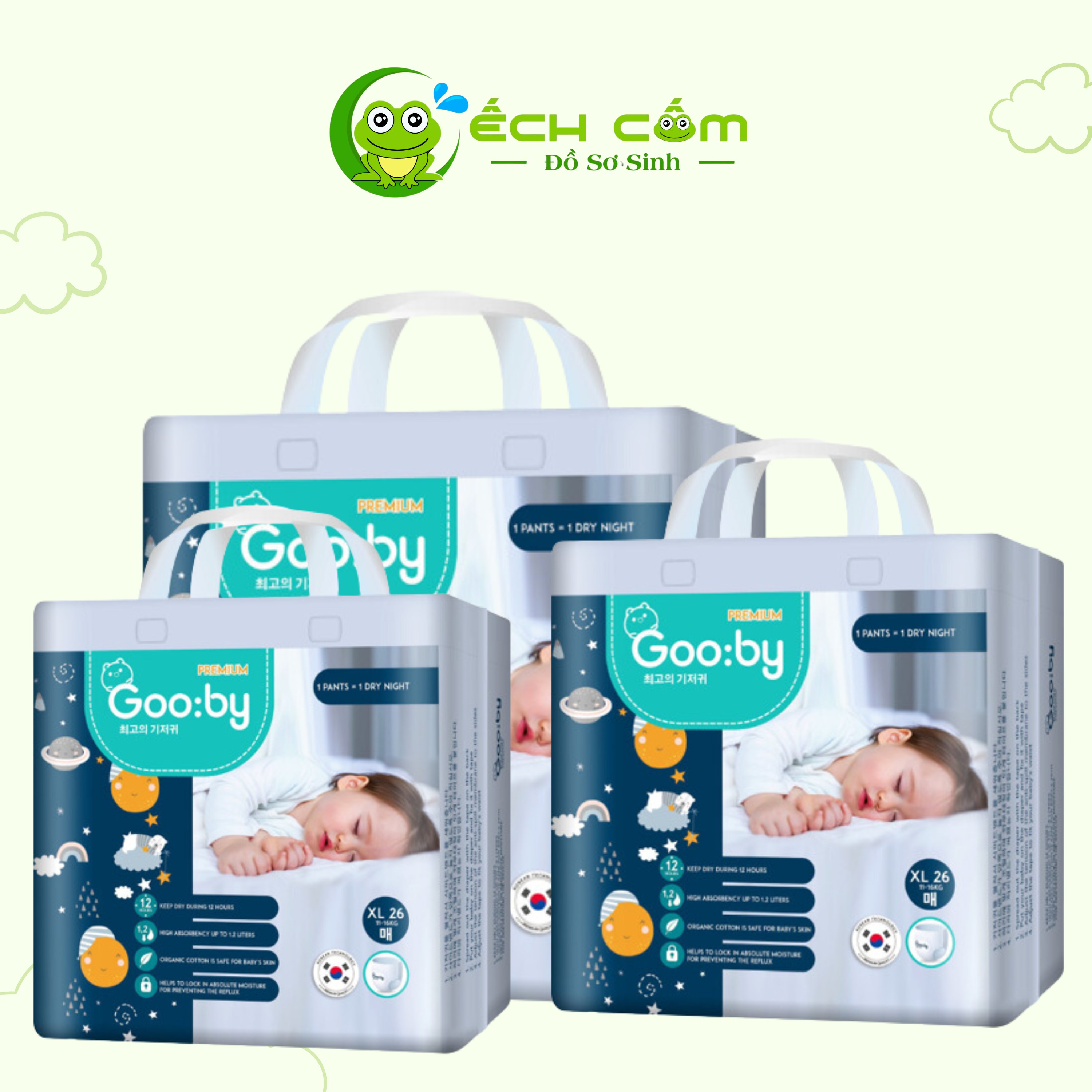 Bỉm Goo By Premium XL 26 Quần