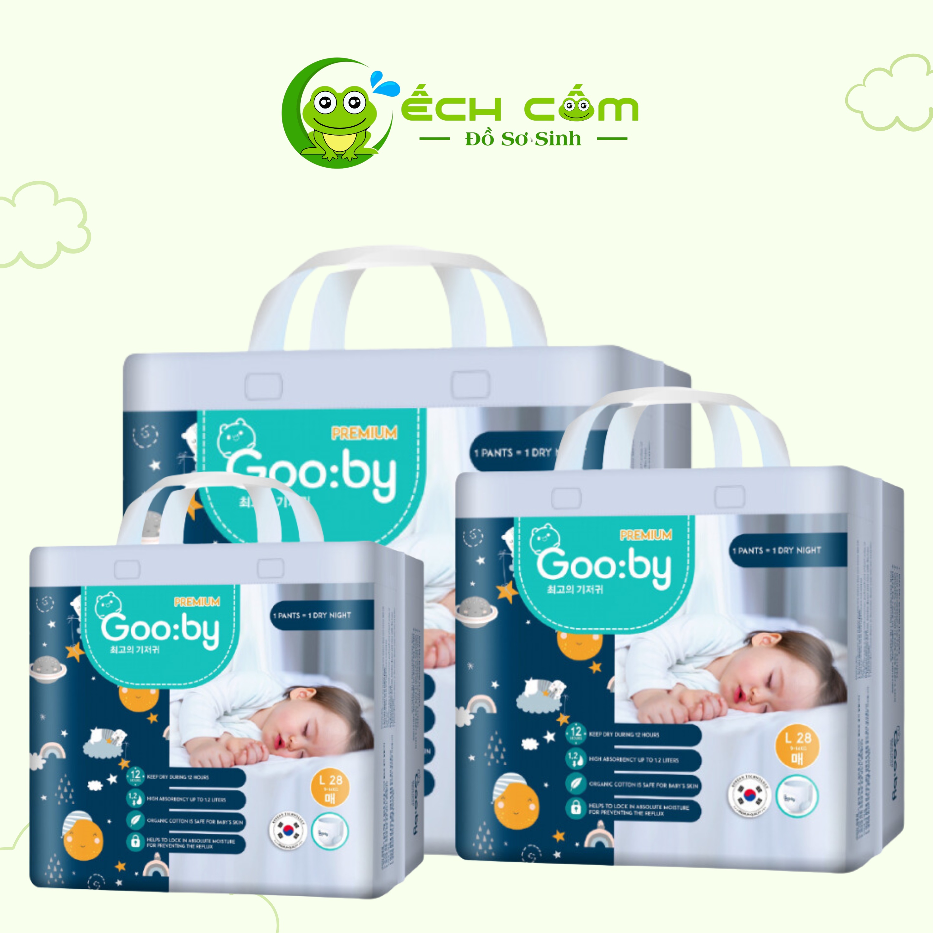 Bỉm Goo By Premium L 28 Quần
