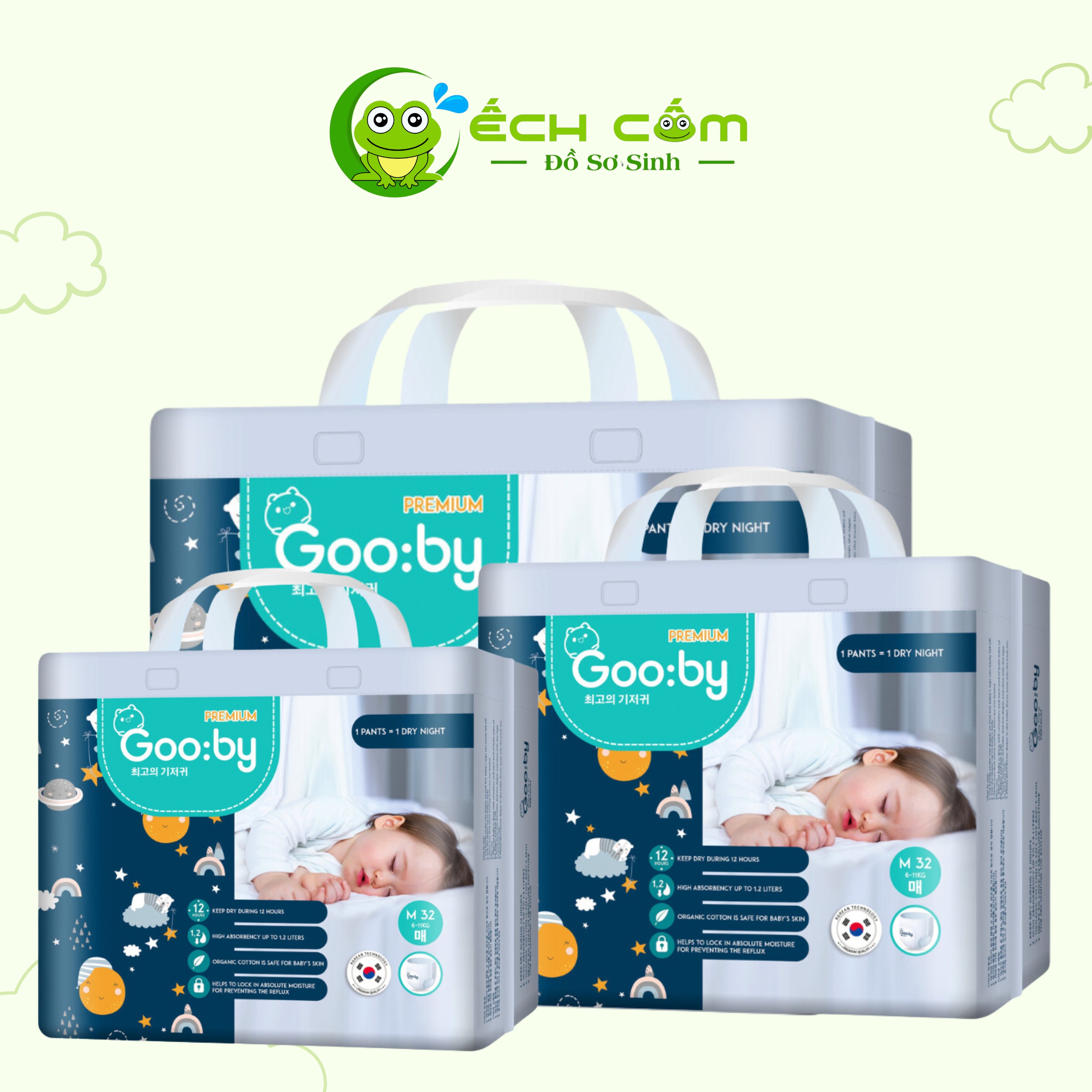 Bỉm Goo By Premium M32 Quần