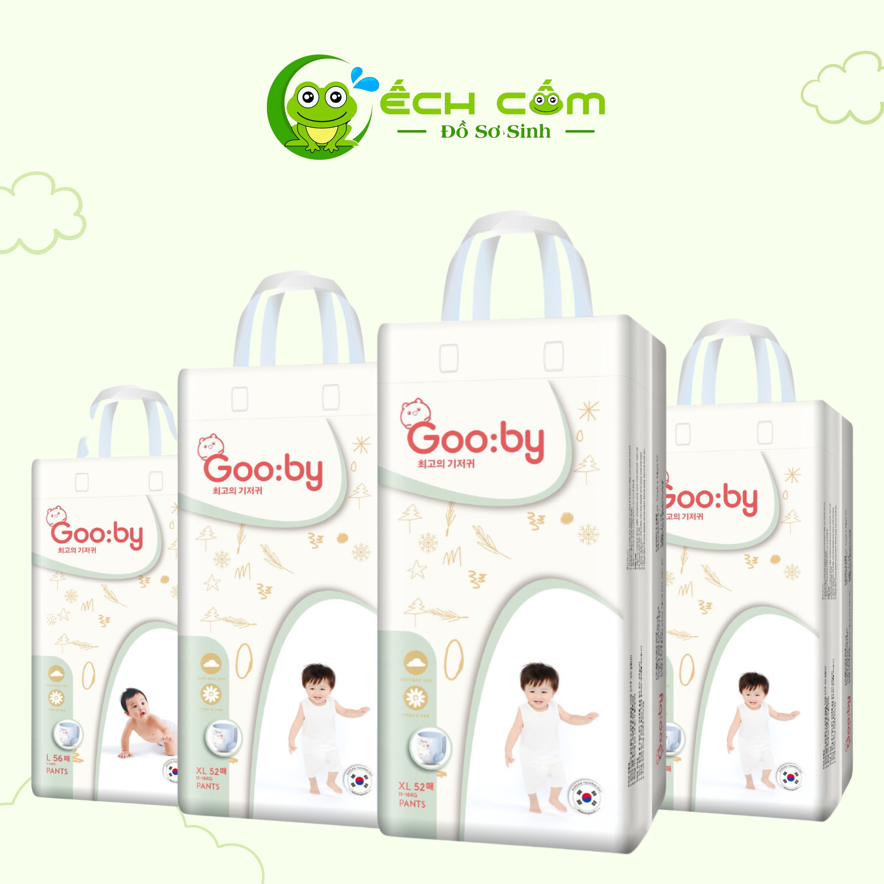 Bỉm Goo By Size L Quần