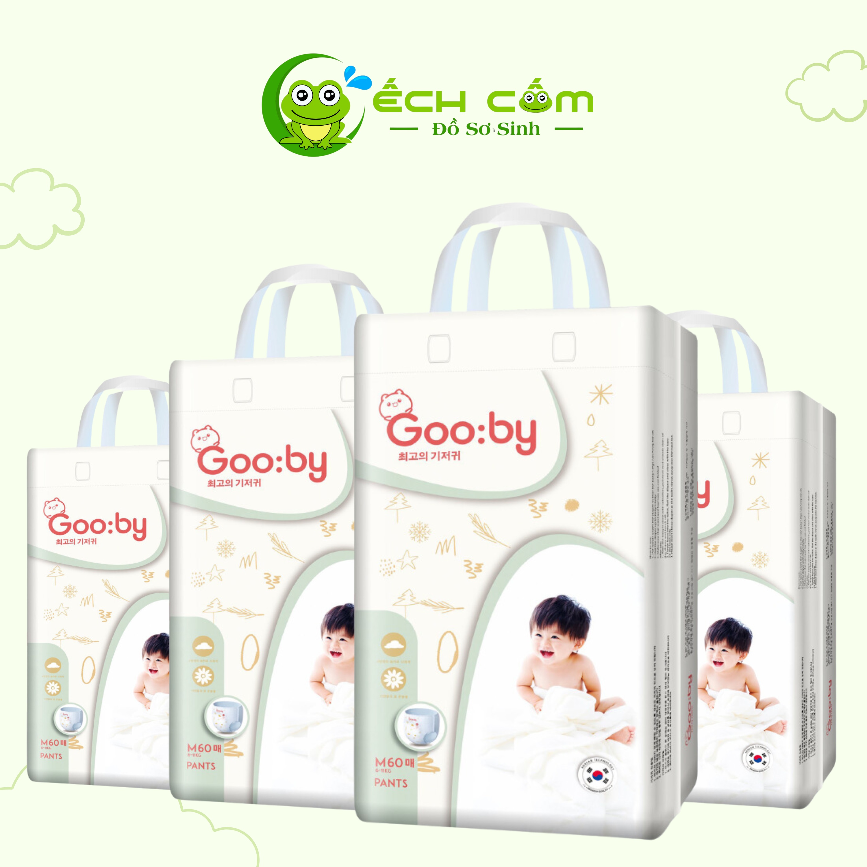 Bỉm Goo By Size M Quần