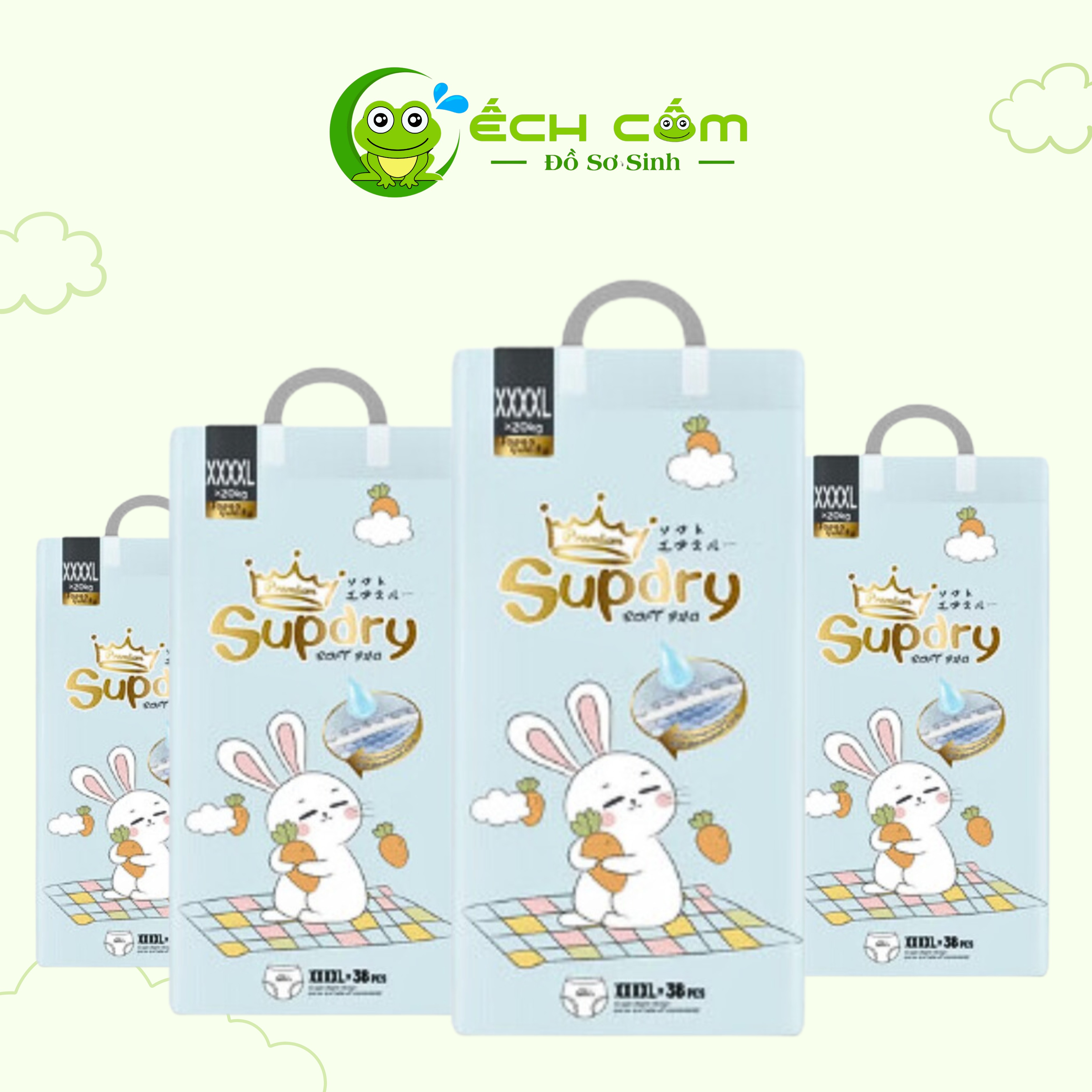 Bỉm Supdry Quần XXXXL 36 ( Cao Cấp )