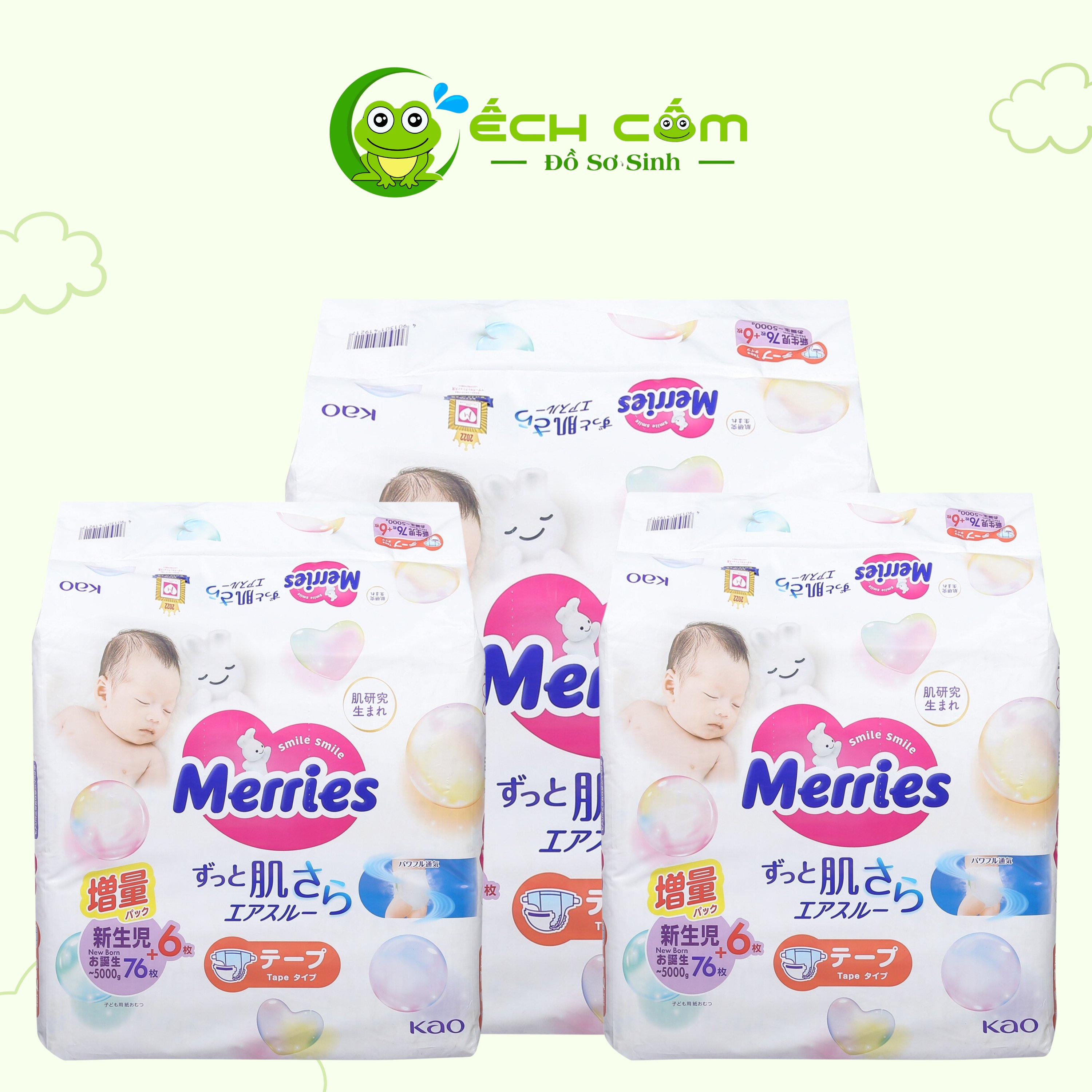 Bỉm merries size NB