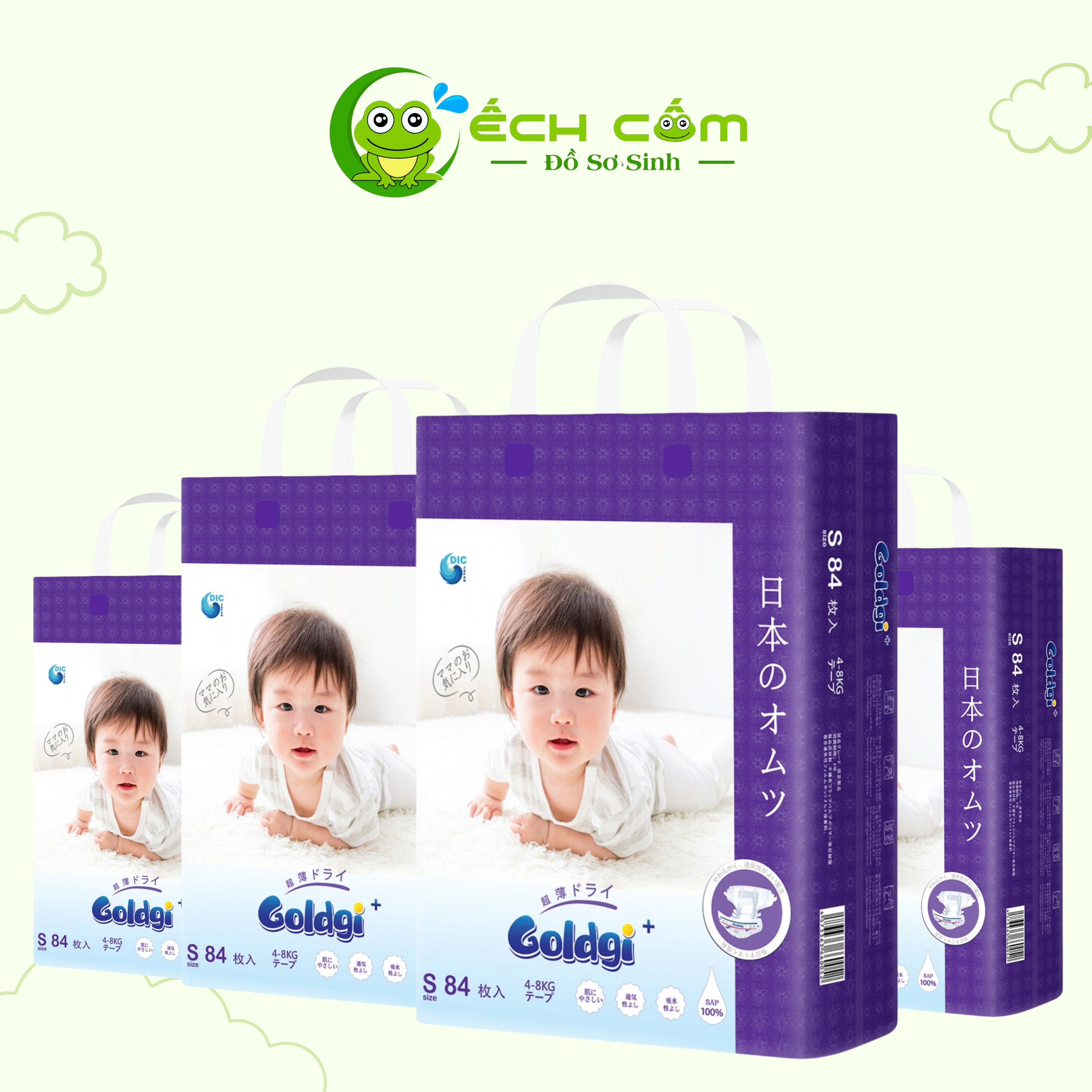 Bỉm goldgi Dán S84