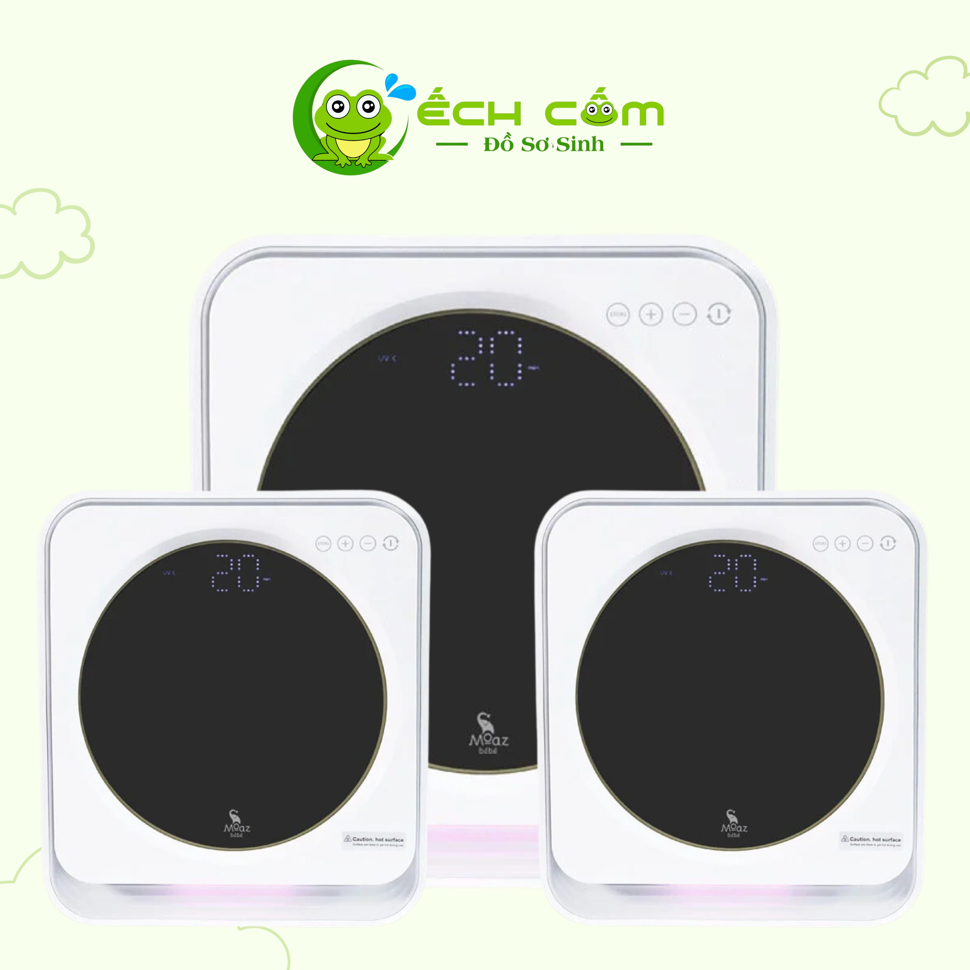 Máy tiệt trùng sấy khô tia UV-C và bảo quản bình sữa moaz MB-025