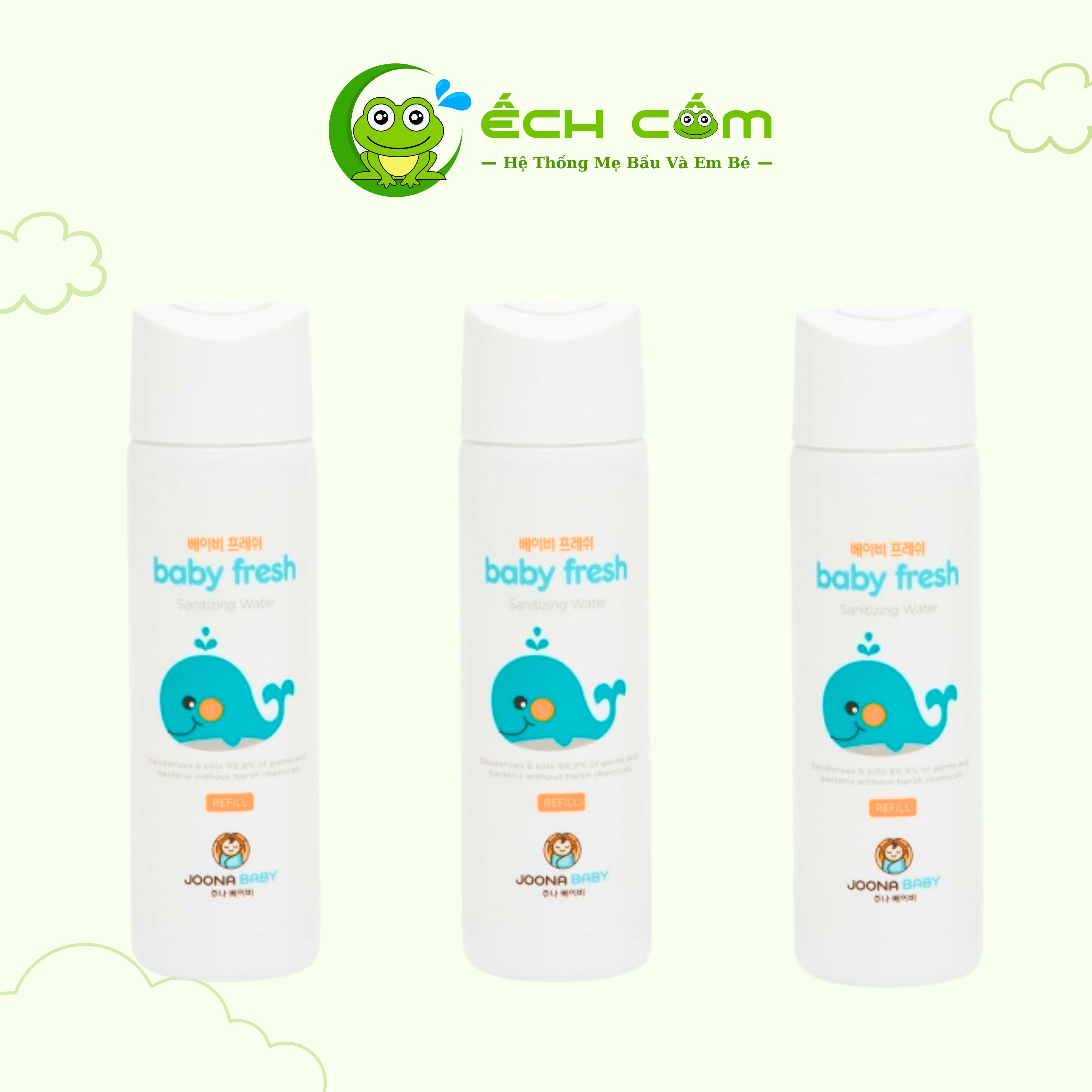 Xịt diệt khuẩn khử mùi Baby Fresh - Baby Fresh sanitizing and deodorizing spray- 300ml (chai)