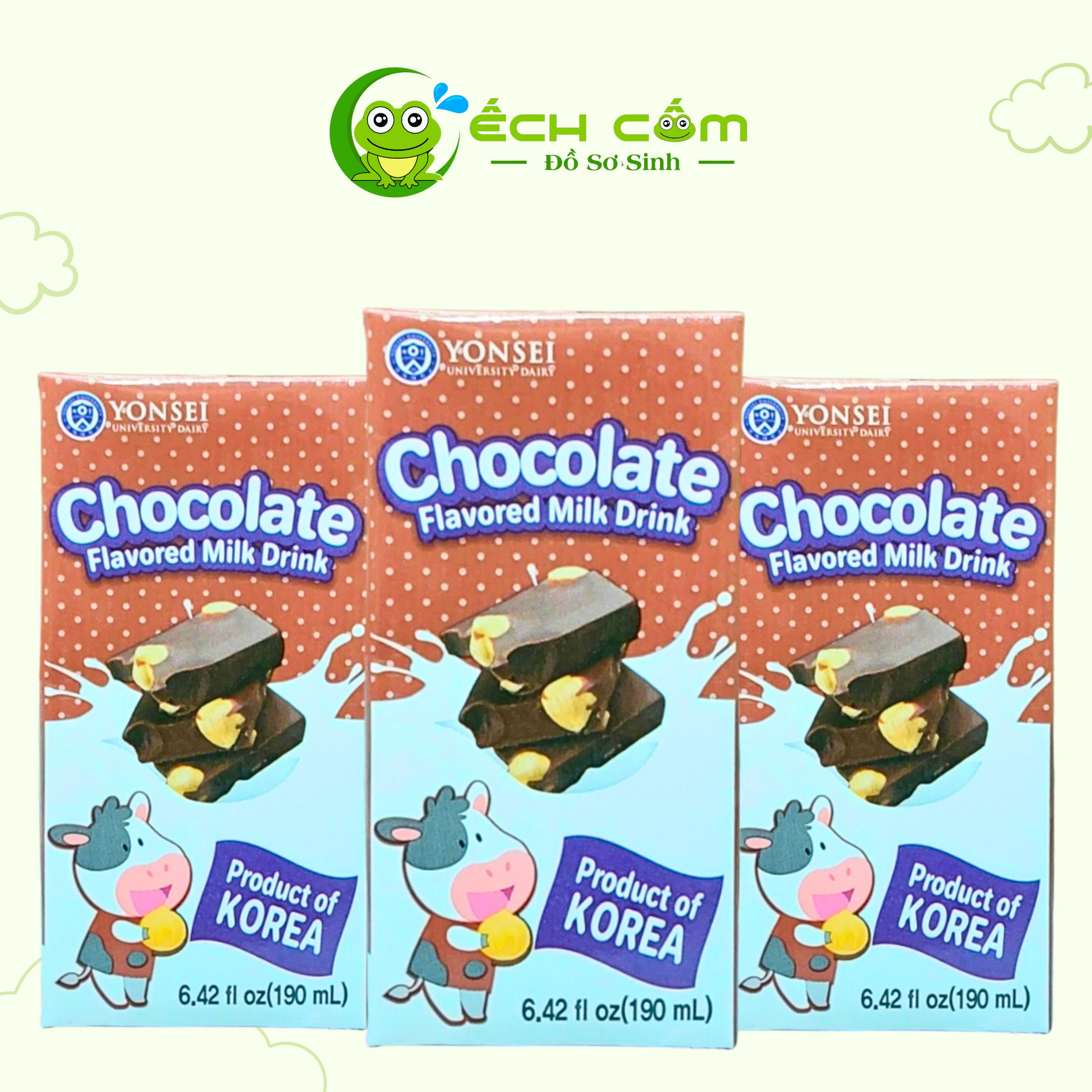 Sữa Tươi YONSEL 190 ml  Vị Socola