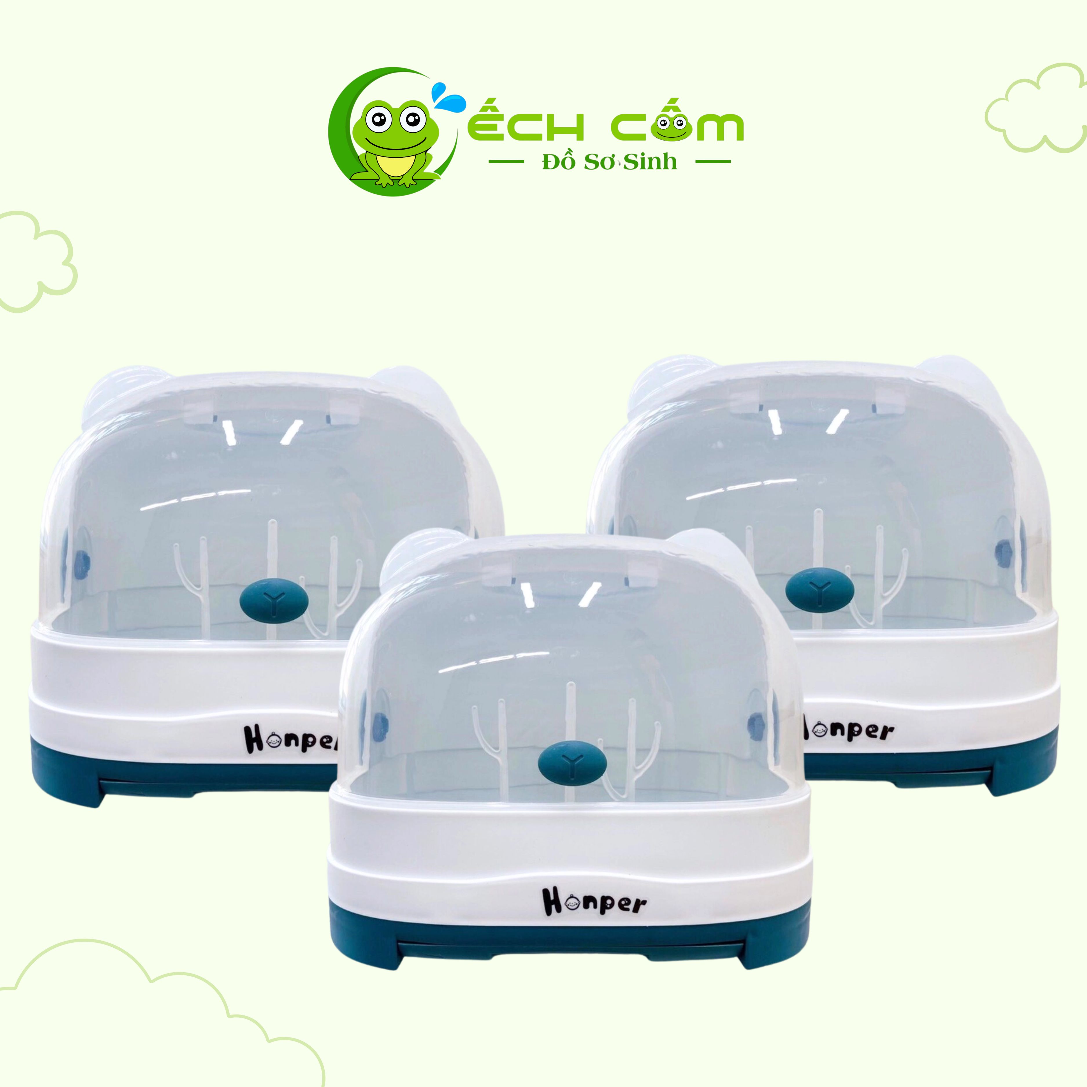 Úp Bình Gấu  Honper ( Xanh _ cam Nâu  ) HP532