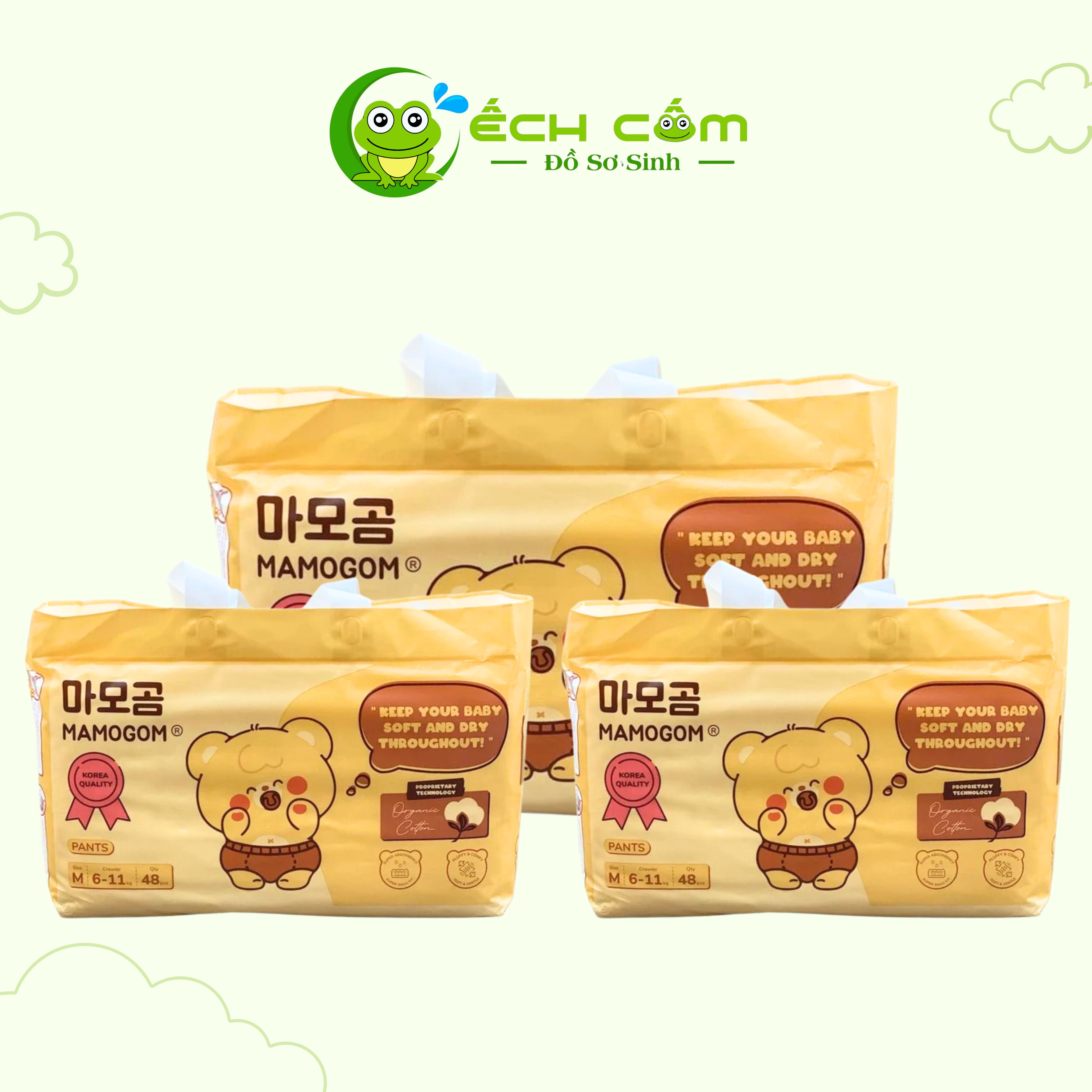 Bỉm Mamogom size M 48 quần