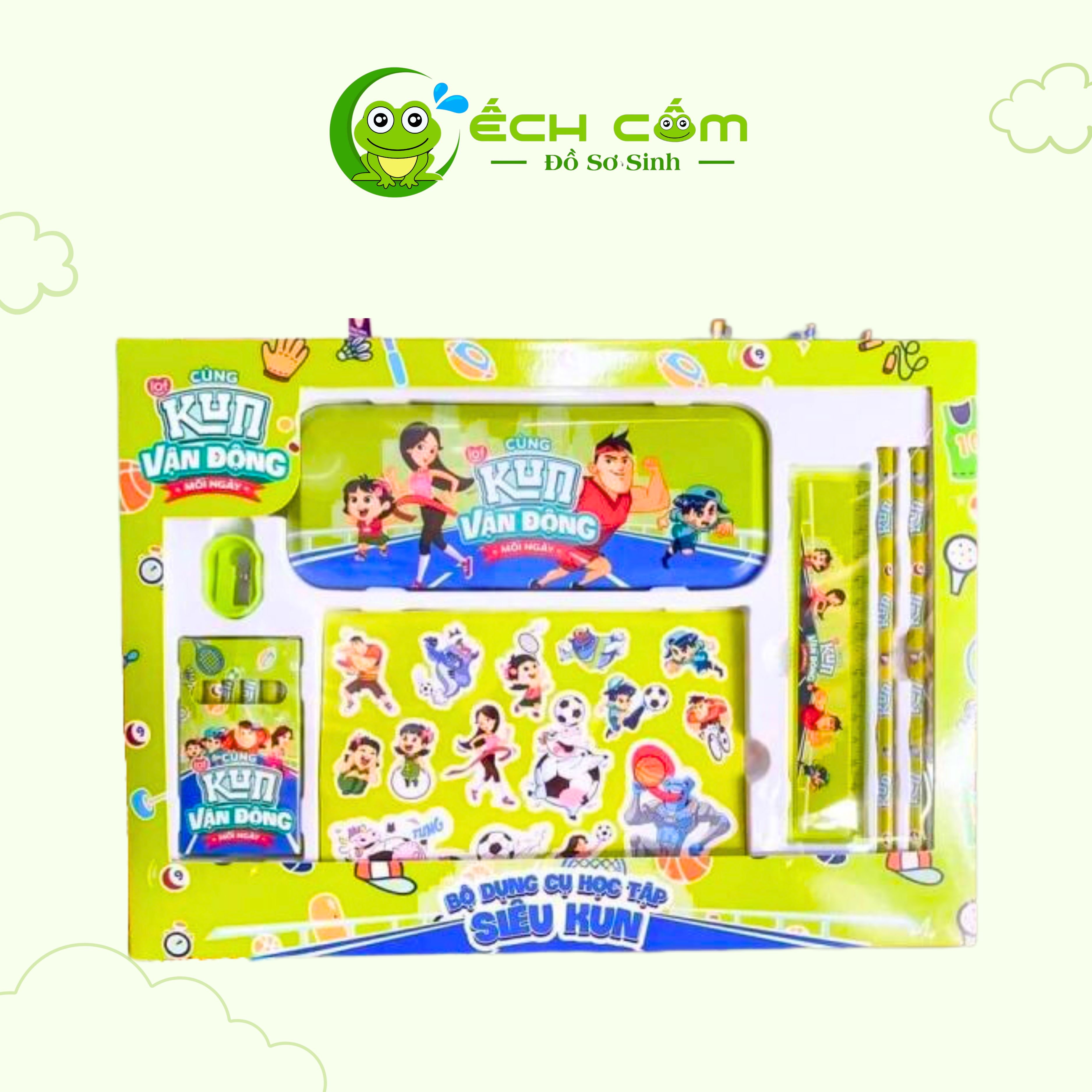 Bộ Dụng Cụ  Học tập Siêu Kun