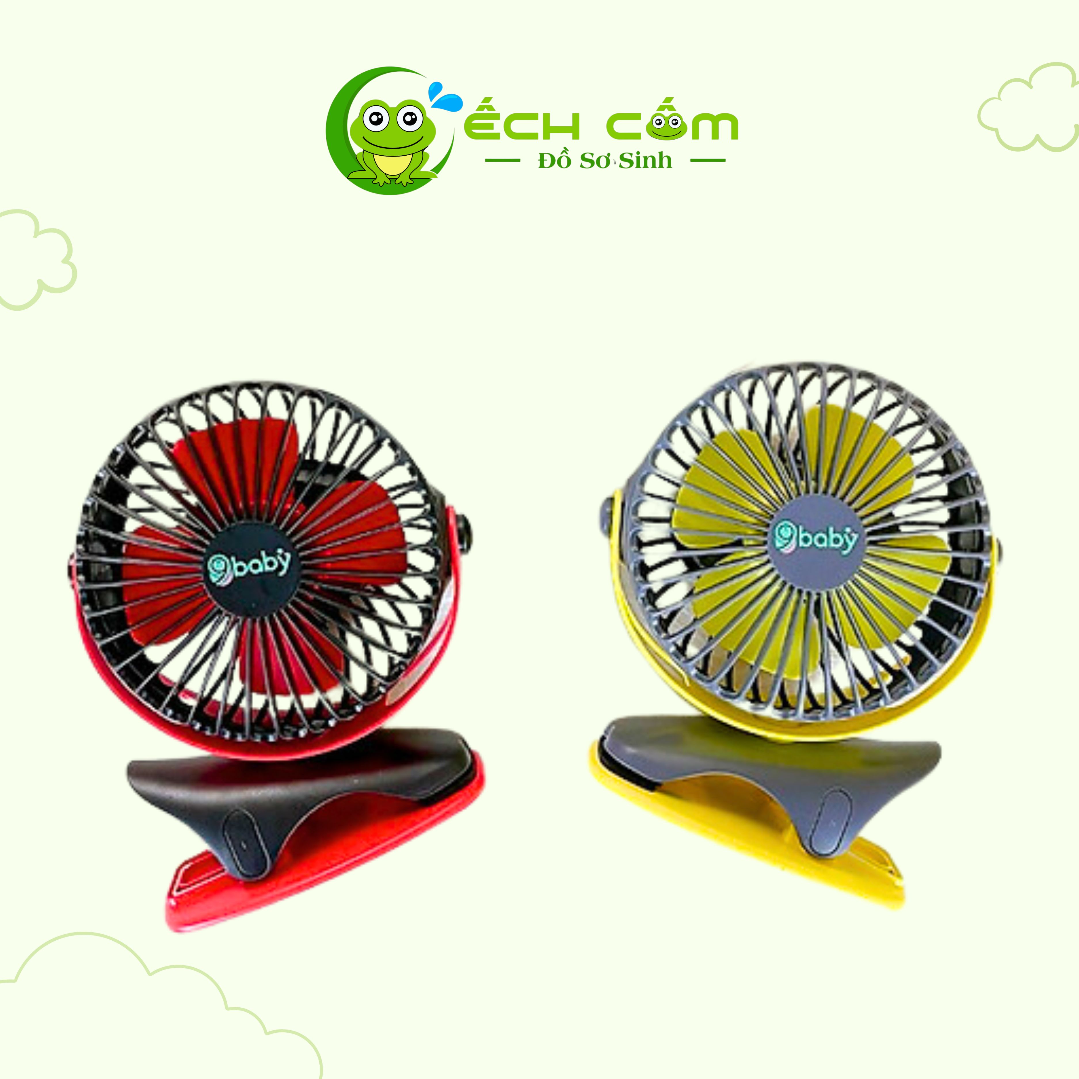 Quạt Kẹp xe Đẩy  9 Baby