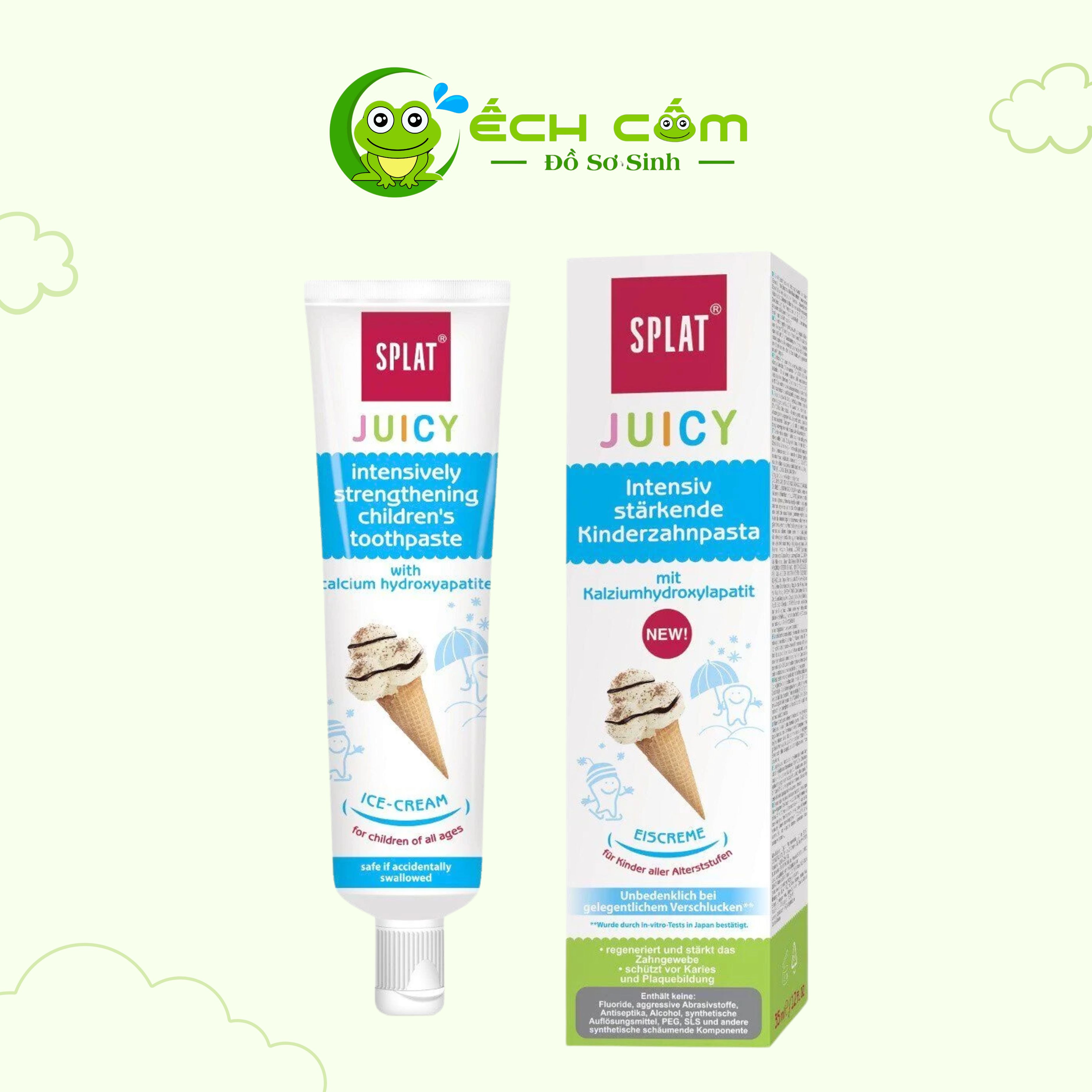KDR trẻ em cao cấp Splat Juicy hương kem trái cây 35ml