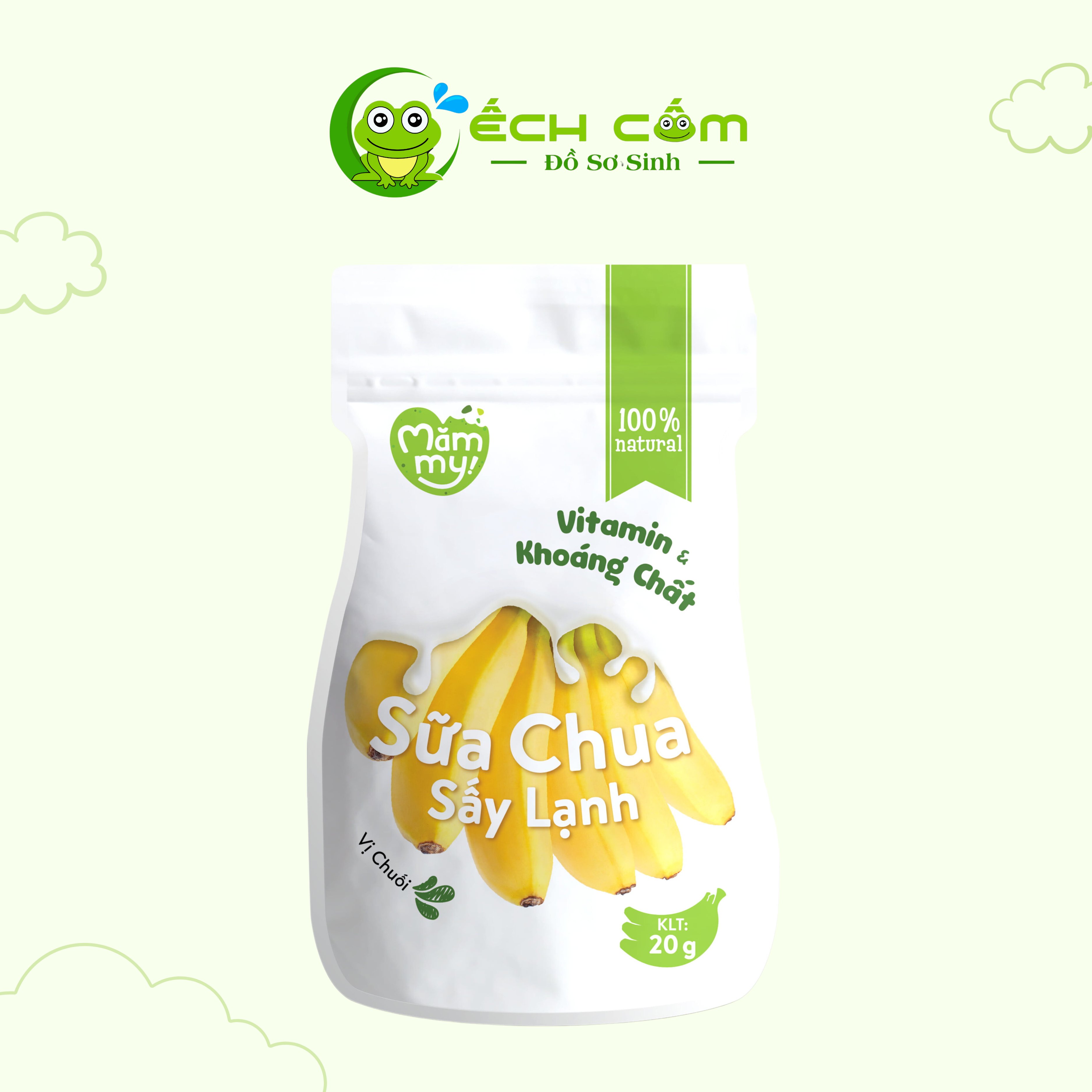 Sữa Chua sấy lạnh  Măm my _ Vị Chuối