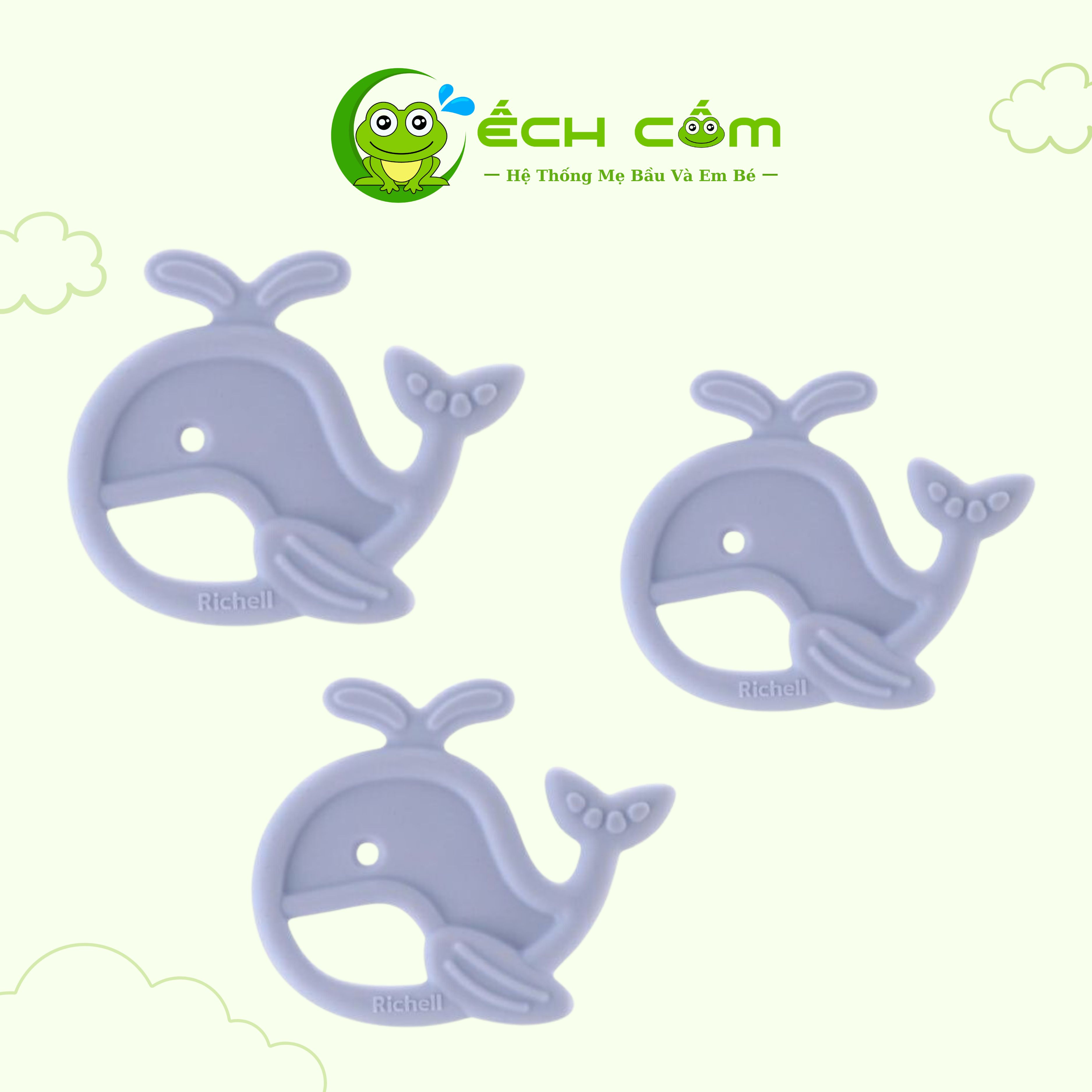 Gậm Nướu  Richell Cá Voi