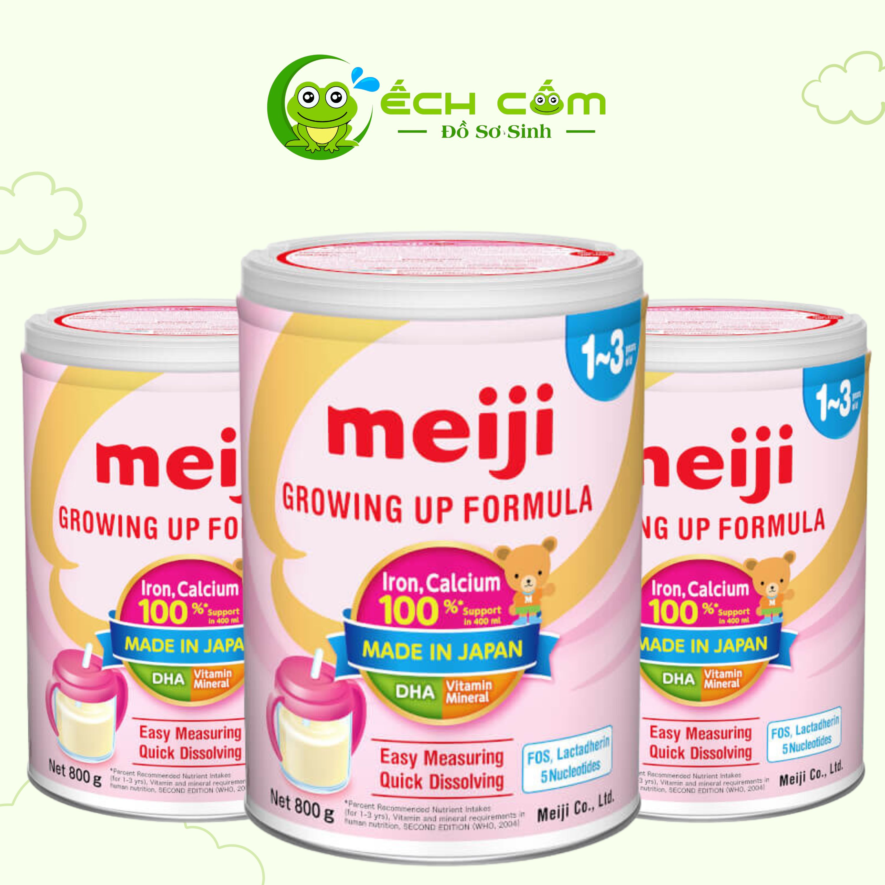 Sản phẩm dinh dưỡng công thức Meiji GROWING UP FORMULA 800g