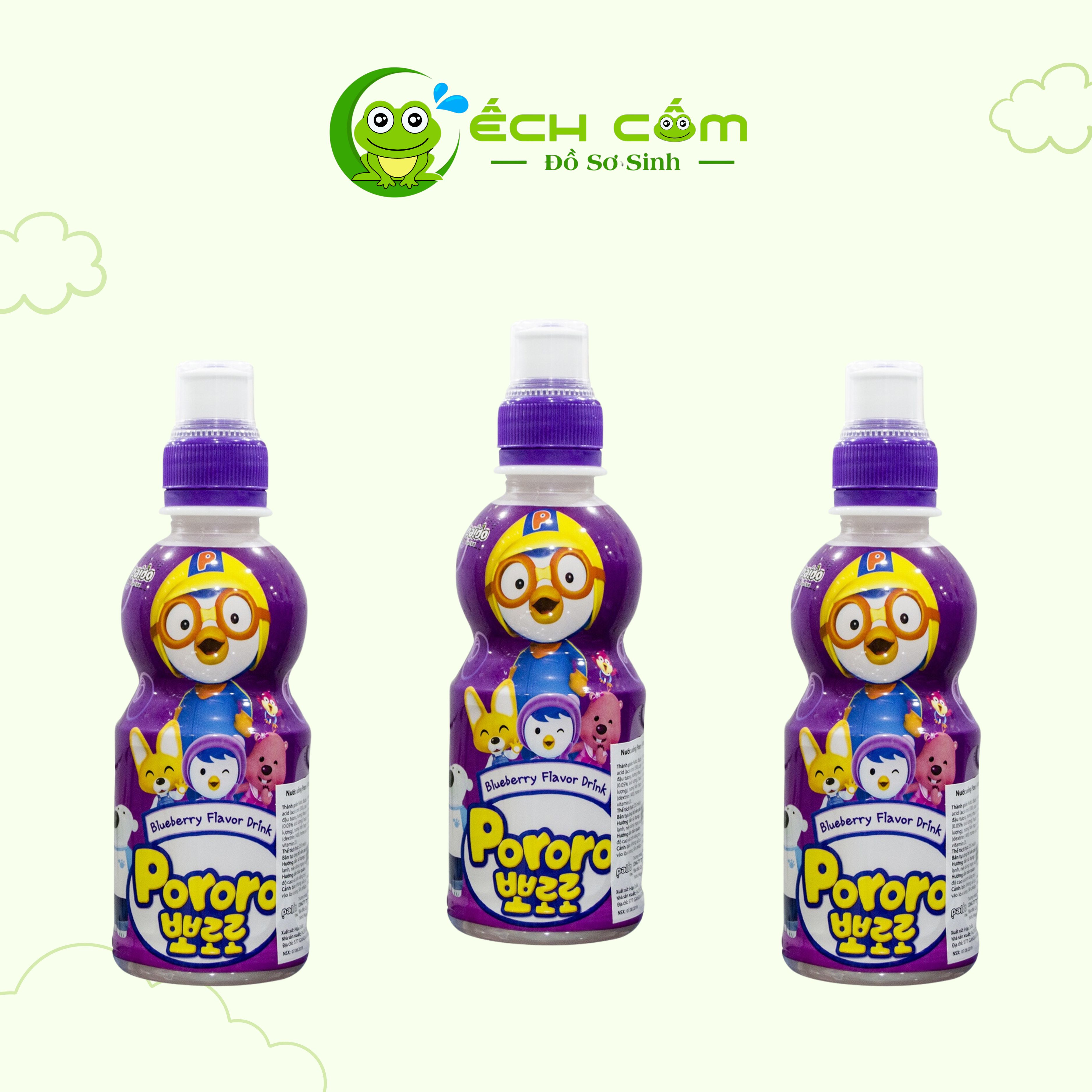 Nước hồng sâm Pororo vị Nho 235ml