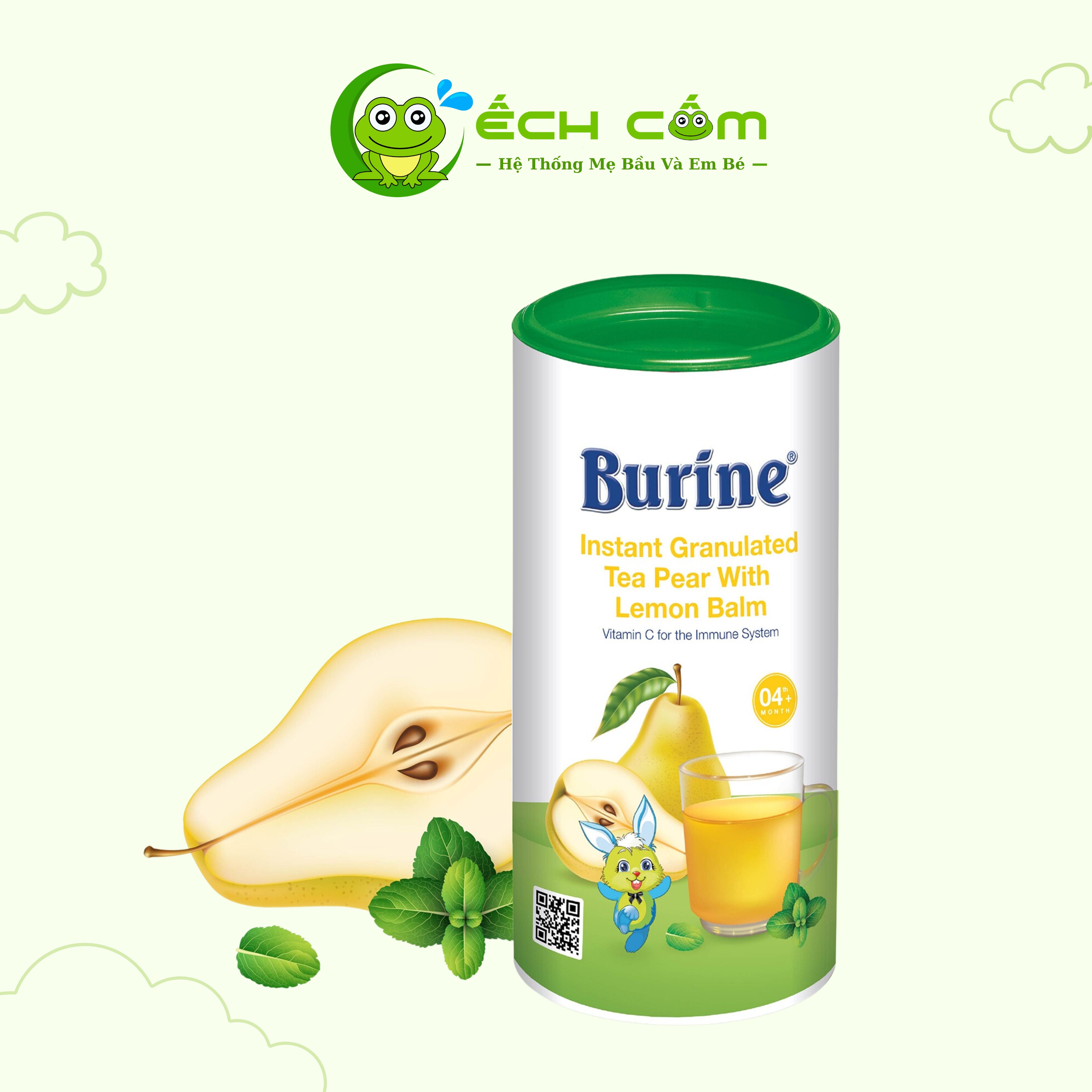 Trà cốm HQ burine Lê bạc hà