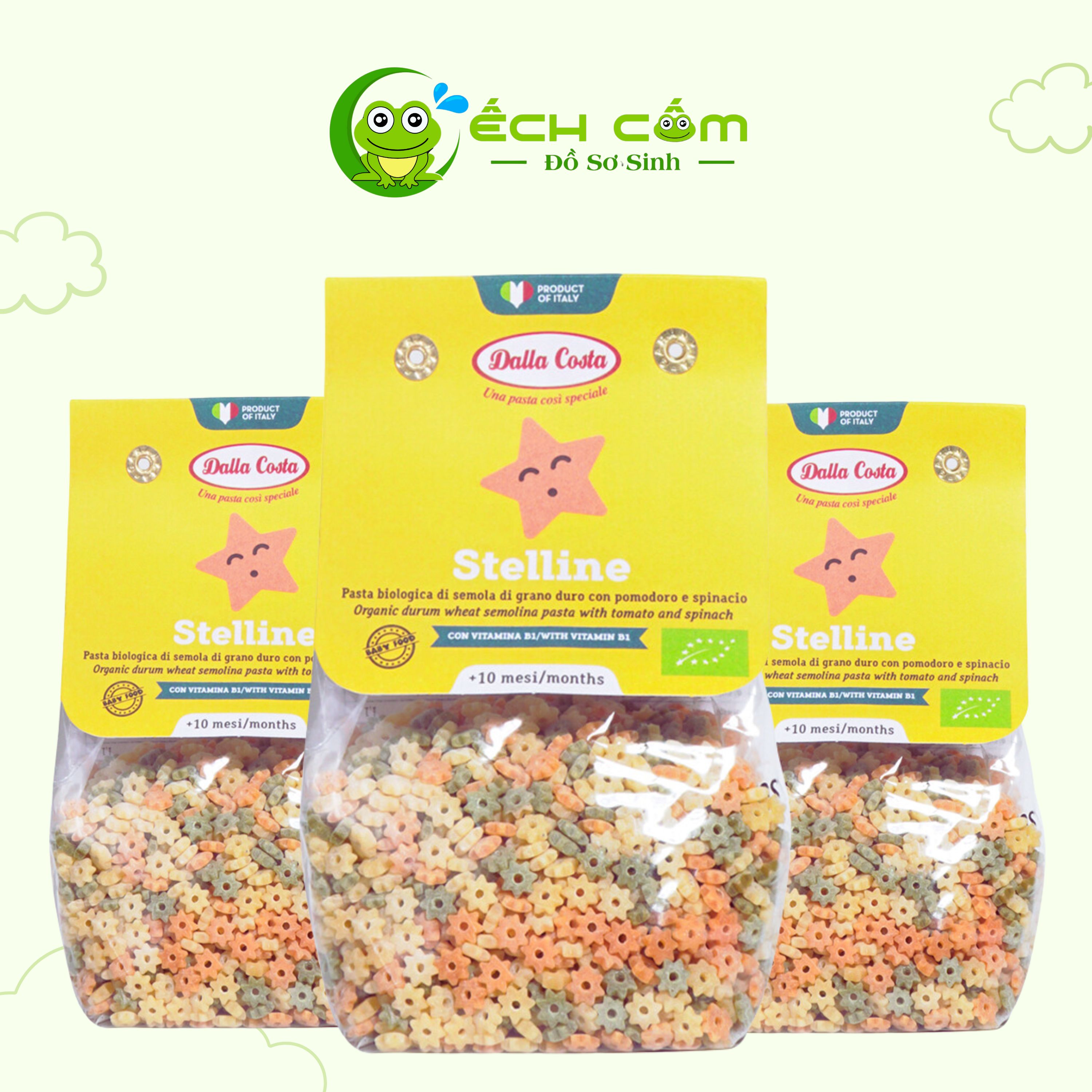 Nui Rau Củ Hữu Cơ Dalla Costa 200g Hình Sao