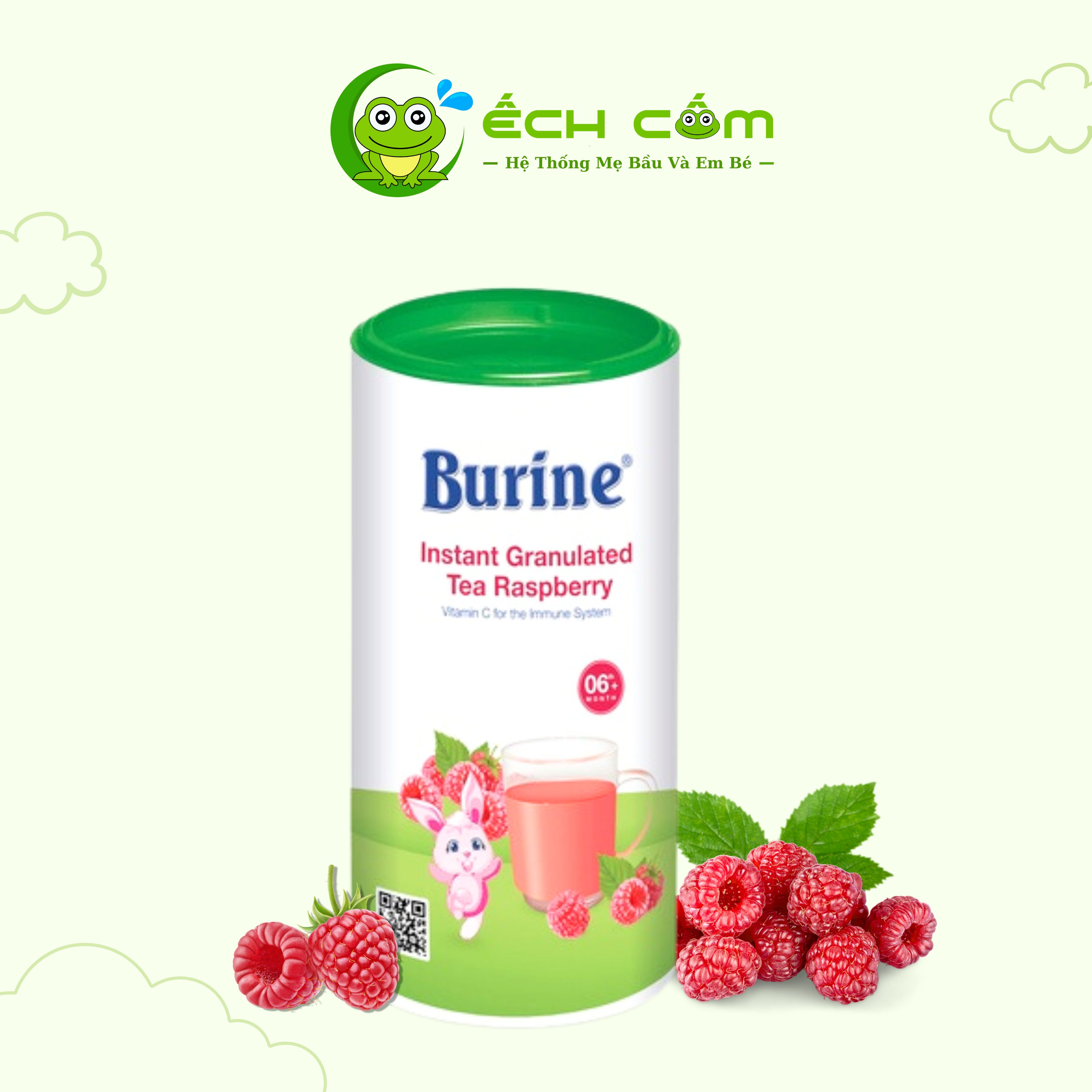 Trà cốm HQ burine Mâm xôi 200g