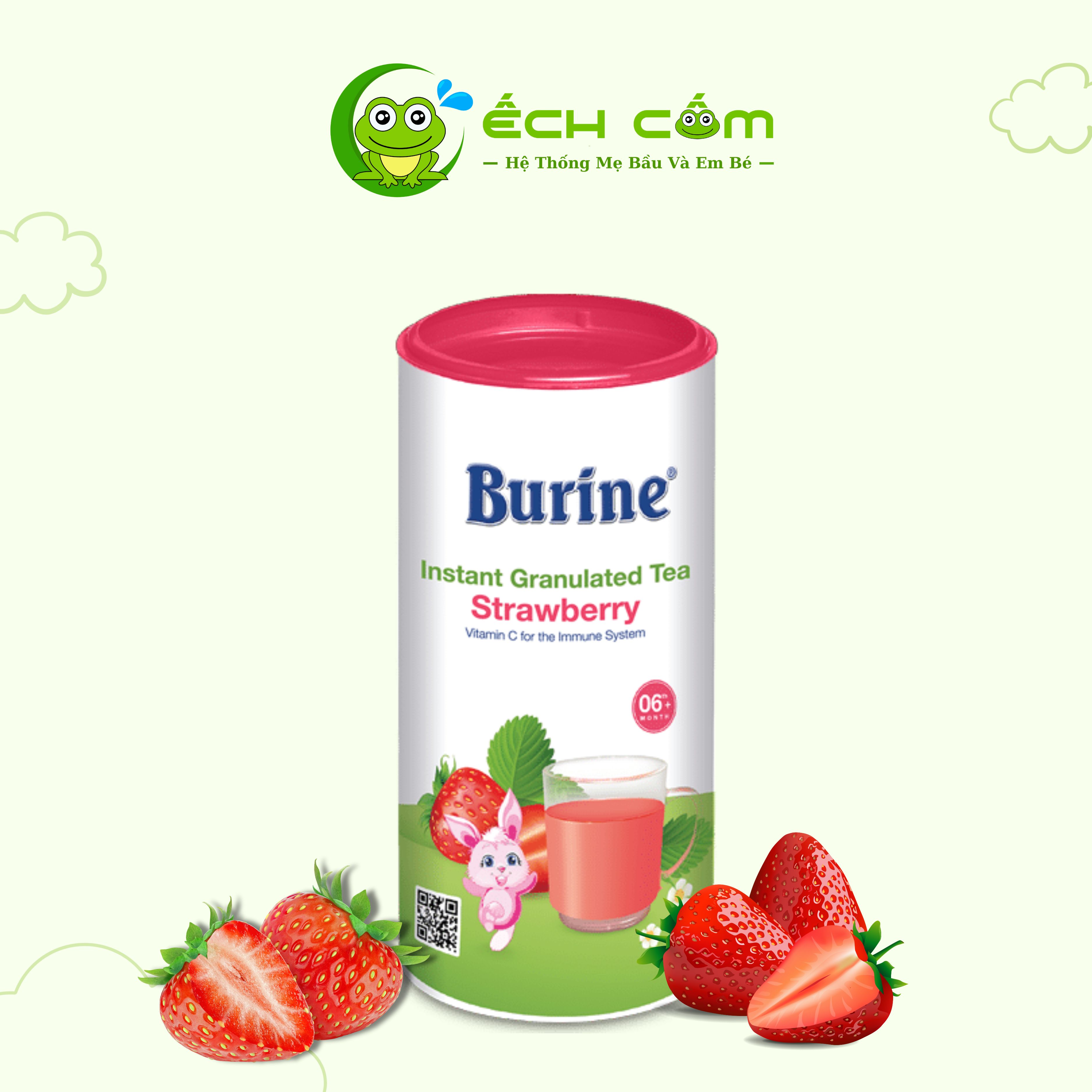 Trà cốm HQ burine Dâu Tây 200g