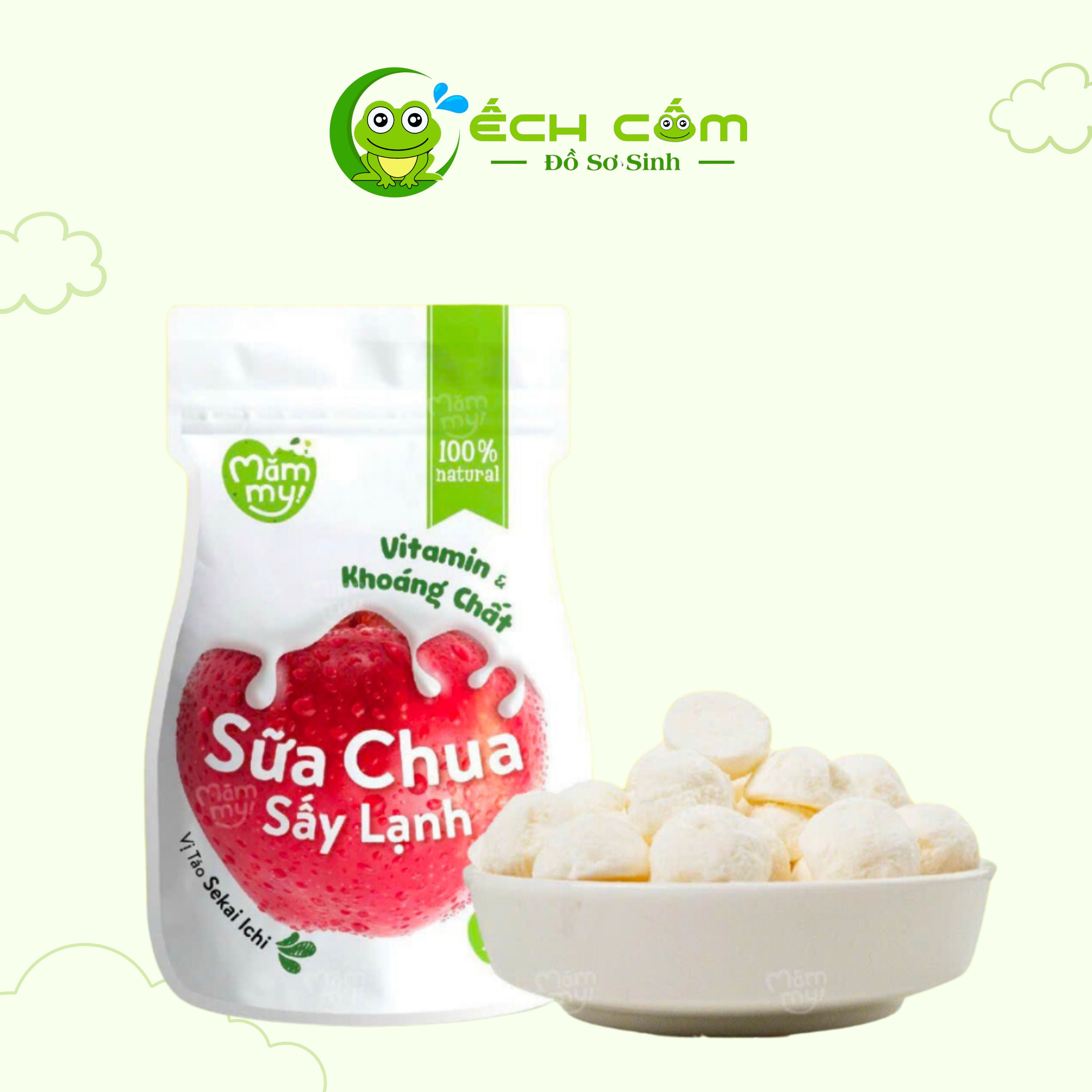 Sữa Chua Sấy lạnh Măm my -Vị táo