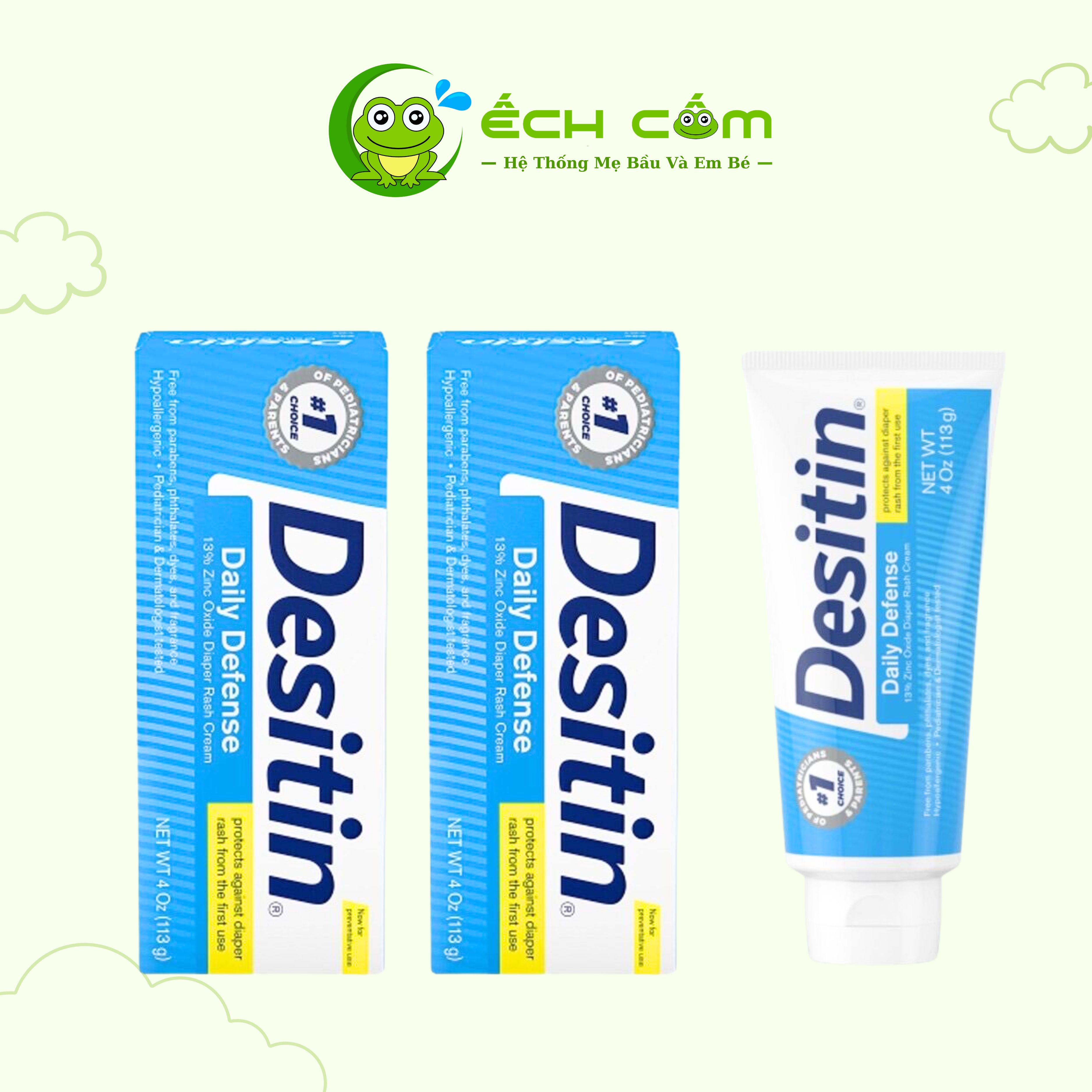 Kem chống  Hăm Desitin mầu xanh