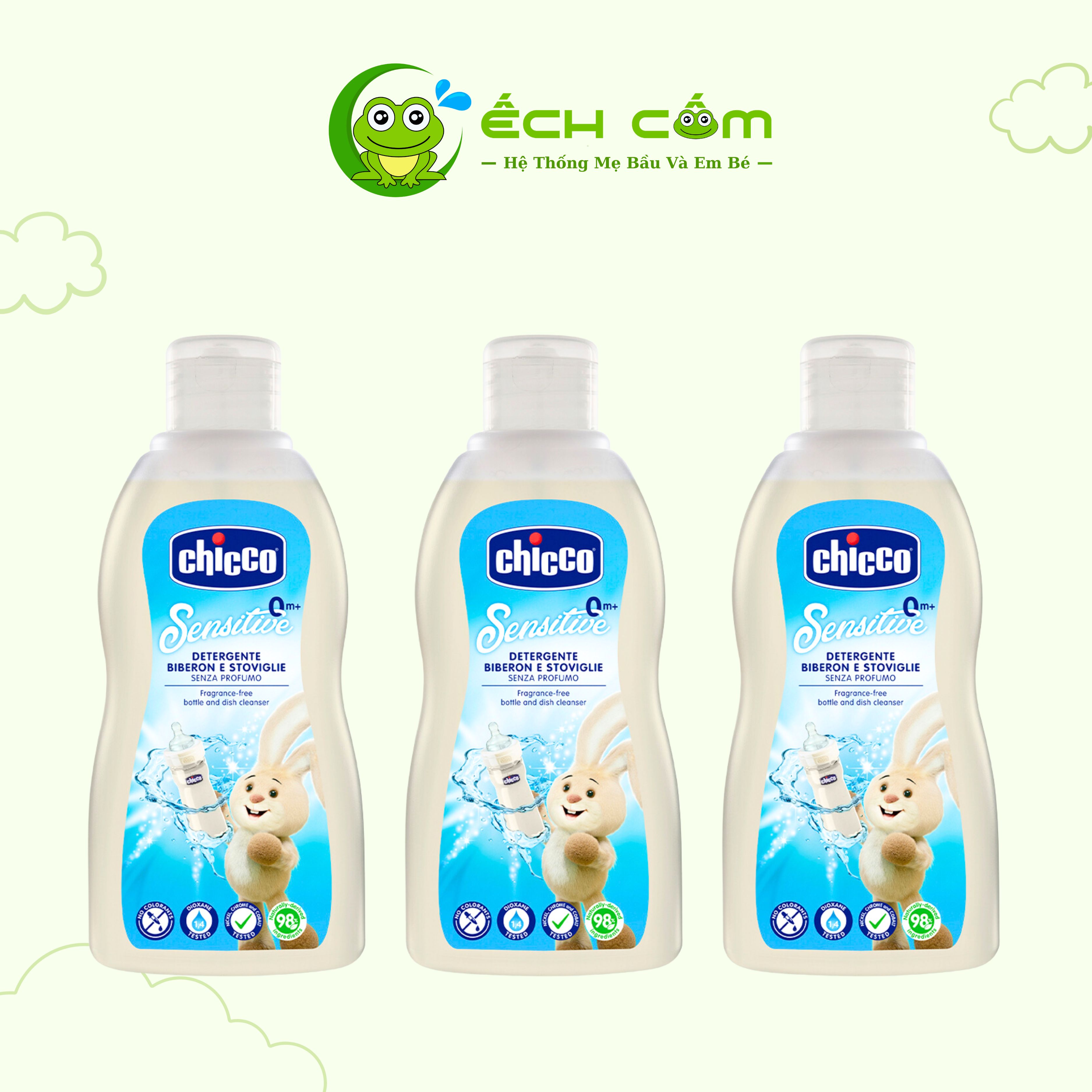 Gel Rửa Bình Chicco Chiết Xuất Dầu  Dừa