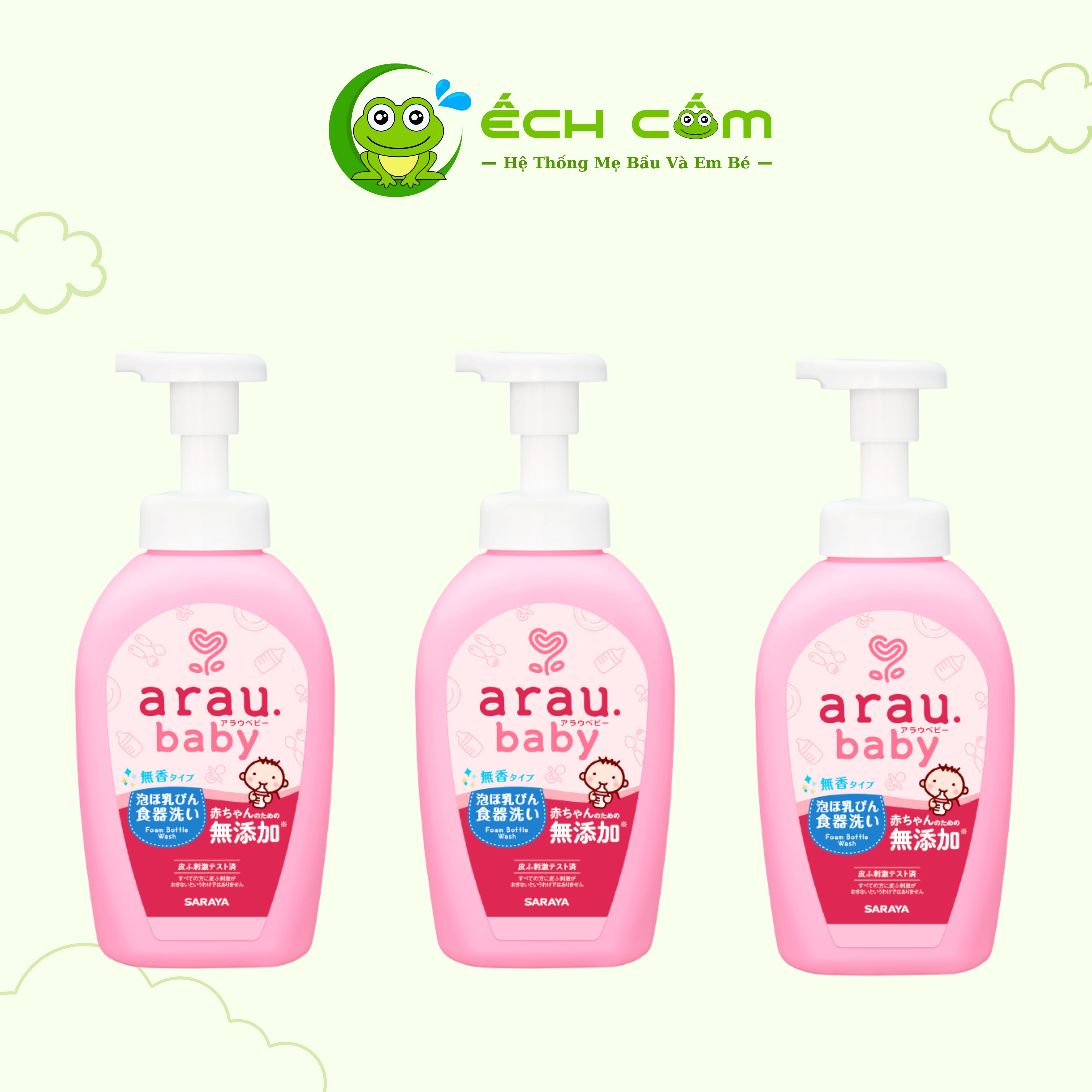 Nước rửa bình sữa Arau chai 500ml