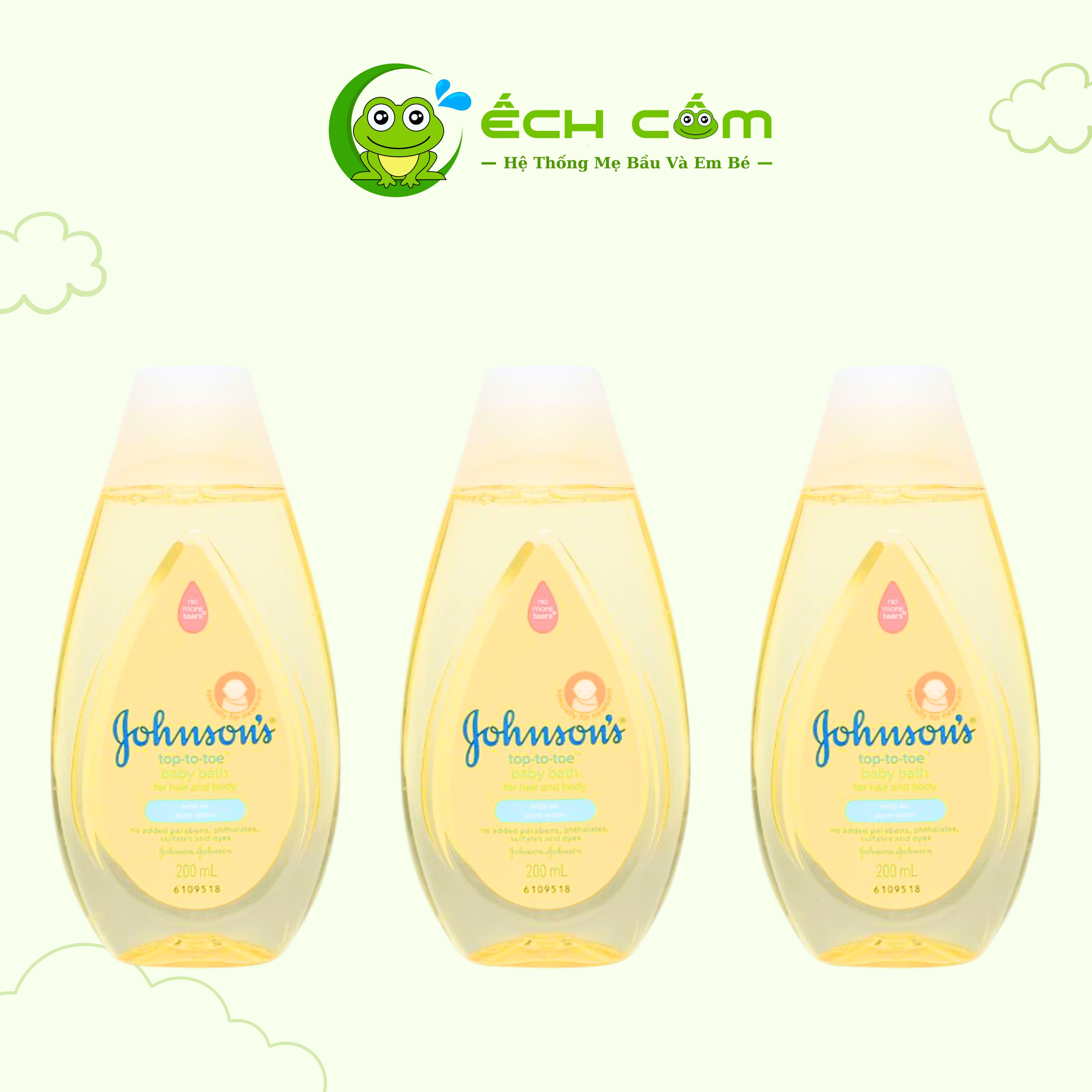 Tắm Gội JOHNSONS 200ml  Top_To_Toe