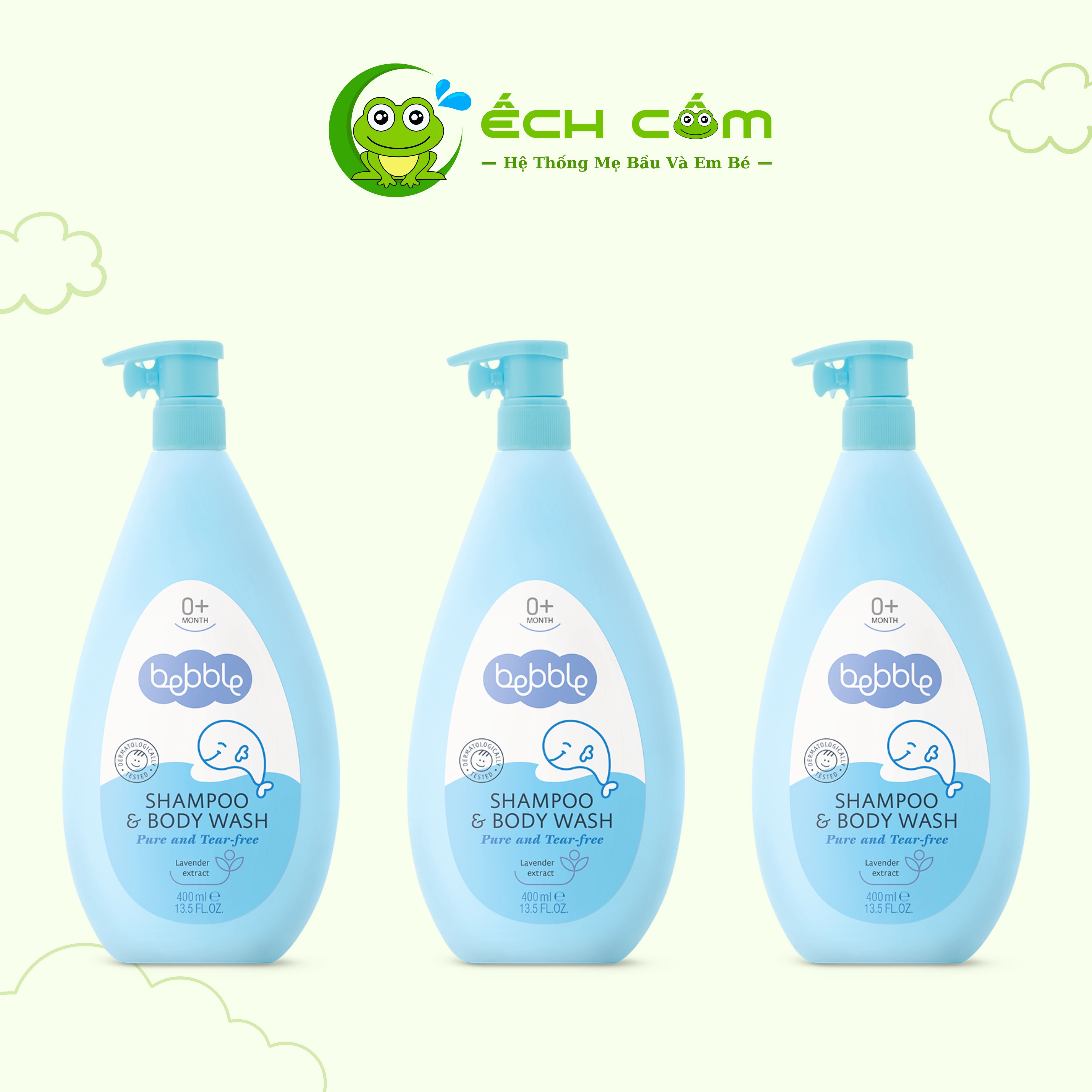 Tắm Gội Toàn Thân Bebble 400ml