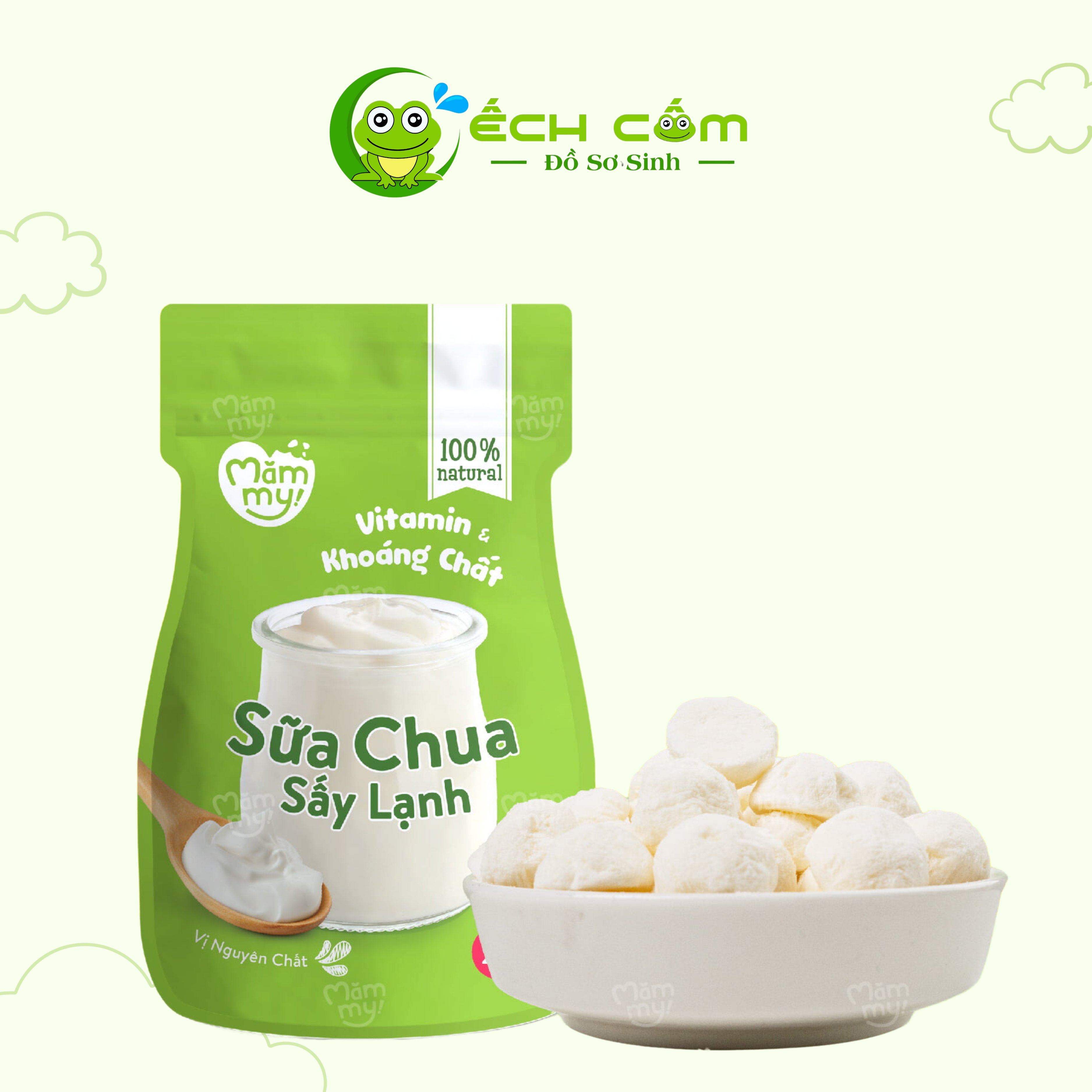Sữa Chua sấy lạnh  Măm my _ Vị  Nguyên  Chất