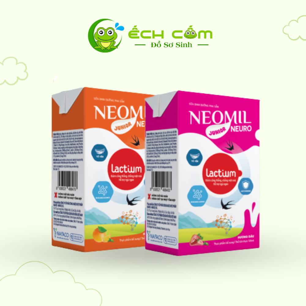 TP DD Neomil Neuro Junior Cam  135ml ( Lốc 4 Hộp )