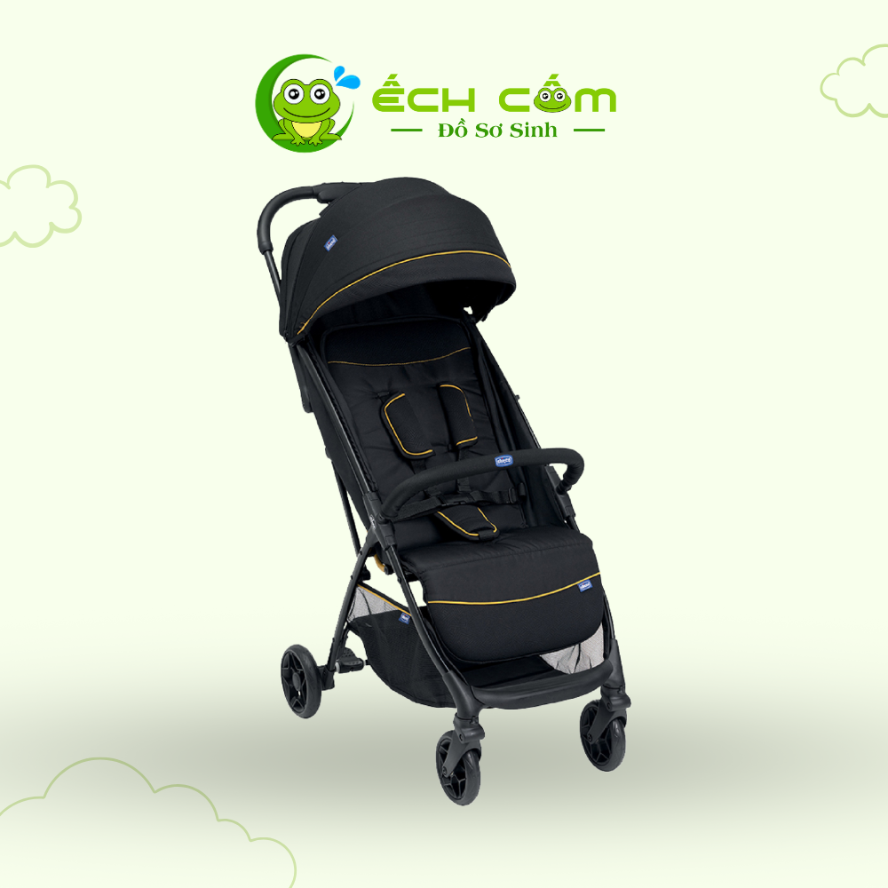 Xe Đẩy  Gấp Gọn  Chicco GLee Màu Uneven BLack 08-73