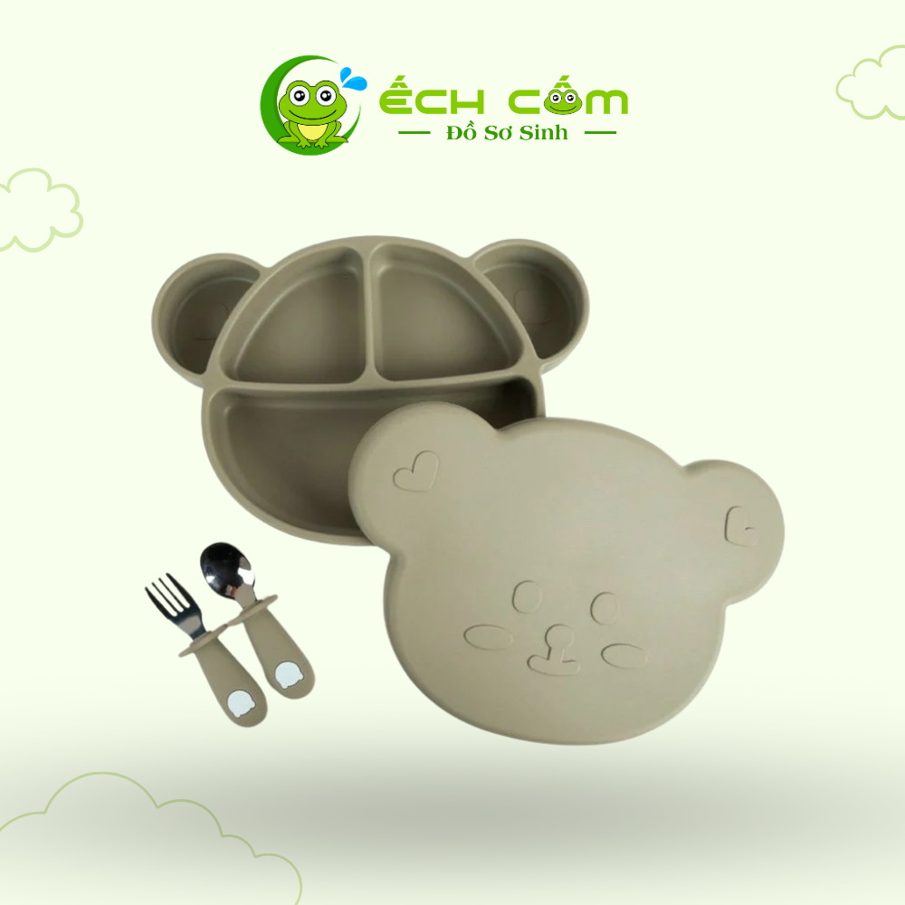 Khay Ăn Dặm  Kèm Nắp Barot