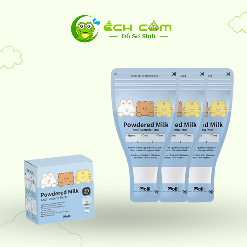Túi  Trữ Sữa Bột Molli ( 30c/H )