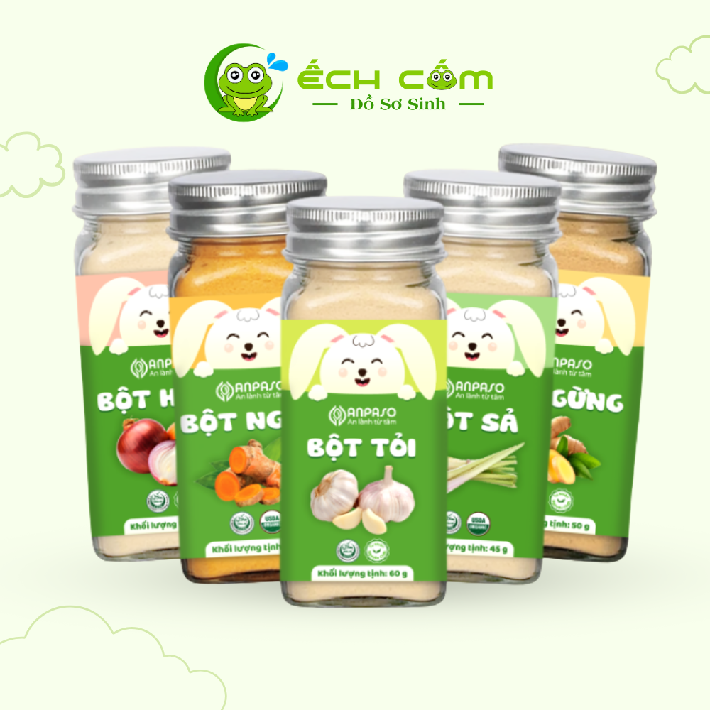 Bột xả hữu cơ cho bé anpaso