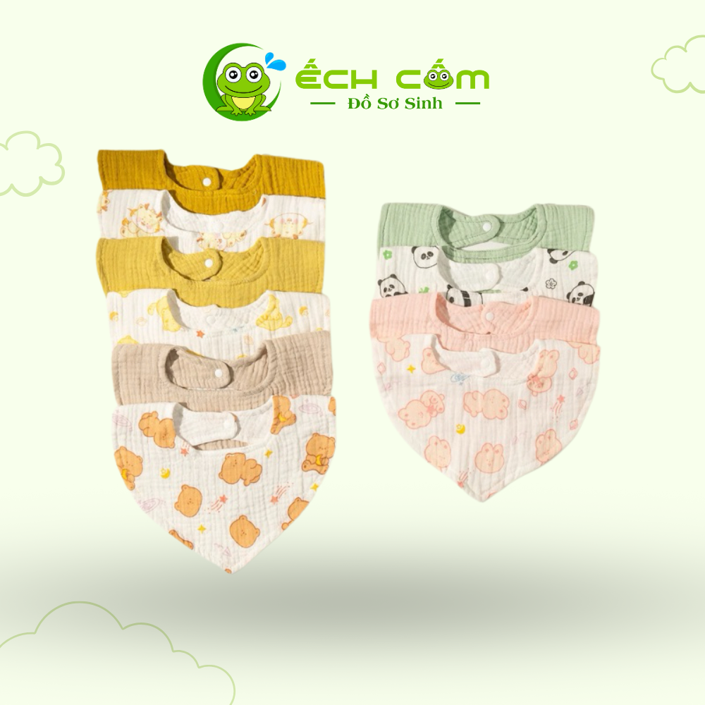 Sét 2 Yếm  Xô Muslin Molli