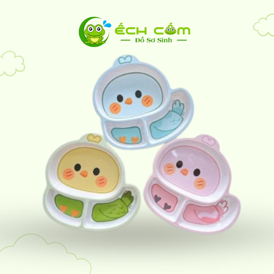 Khay Ăn Dặm  3 Ngăn Honper HP2409