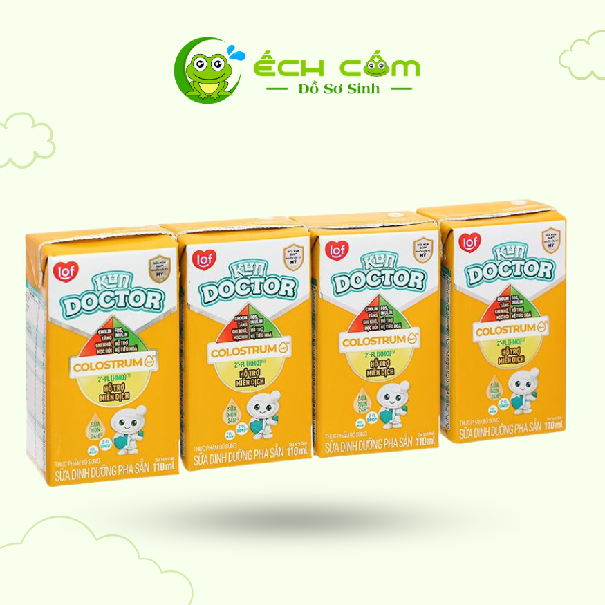 KUN DOCTOR COLOSTRUM DINH DƯỠNG GIÚP TRẺ TĂNG ĐỀ KHÁNG & TIÊU HÓA TỐT( 110mlx48)