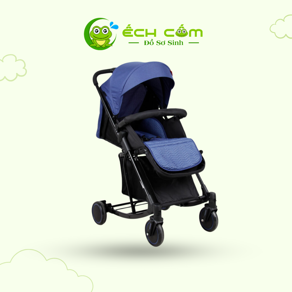 Xe đẩy gập gọn bập bênh Galena GA - ST03 (Xanh Navy)