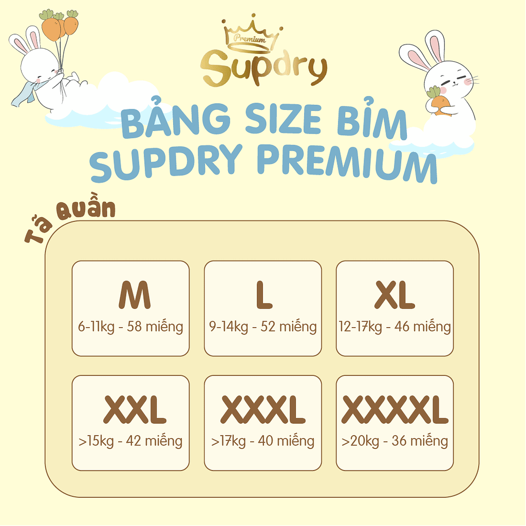 Bỉm Supdry quần xxl 42 ( cao cấp )