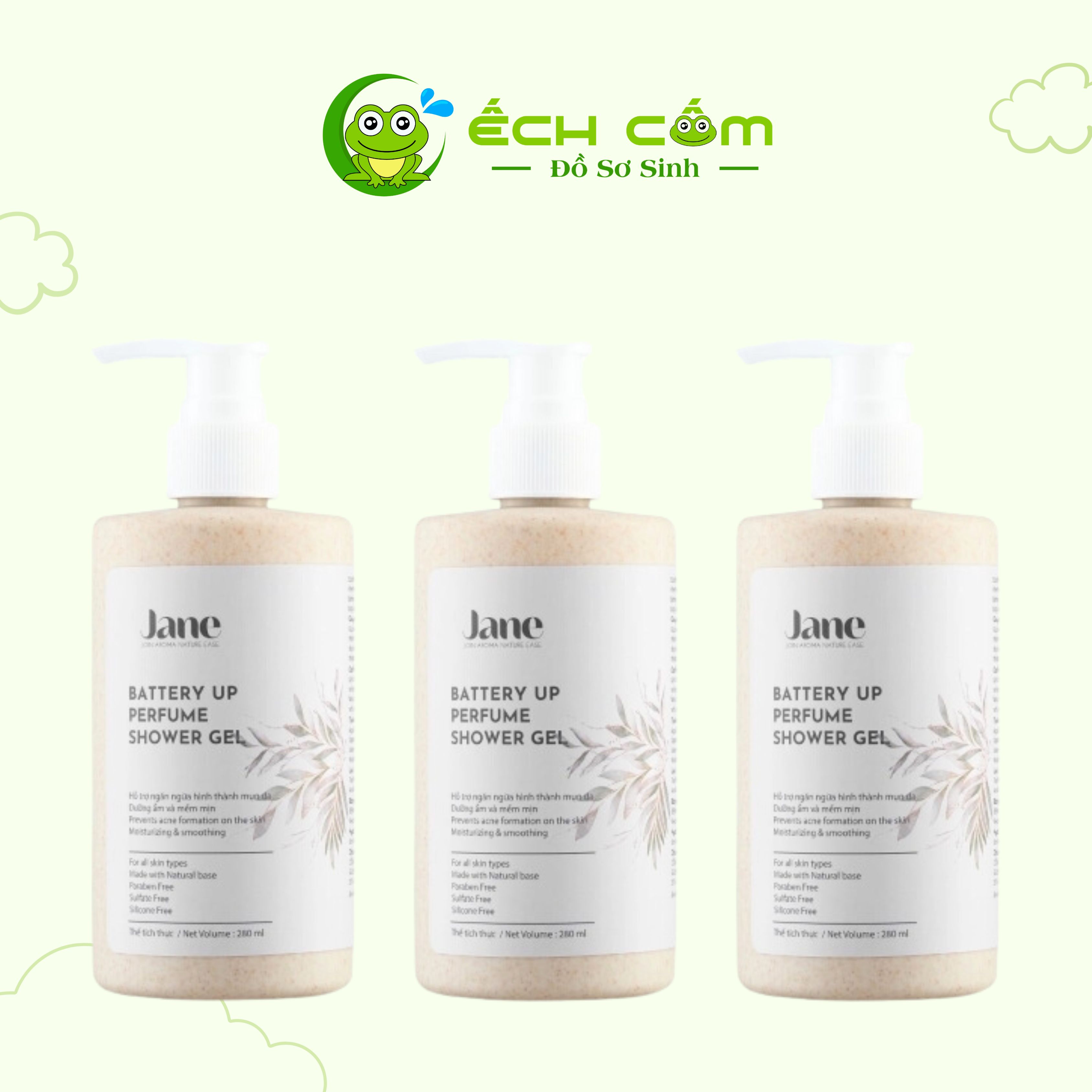 Sữa tắm nước hoa Jane Battery up 280ml