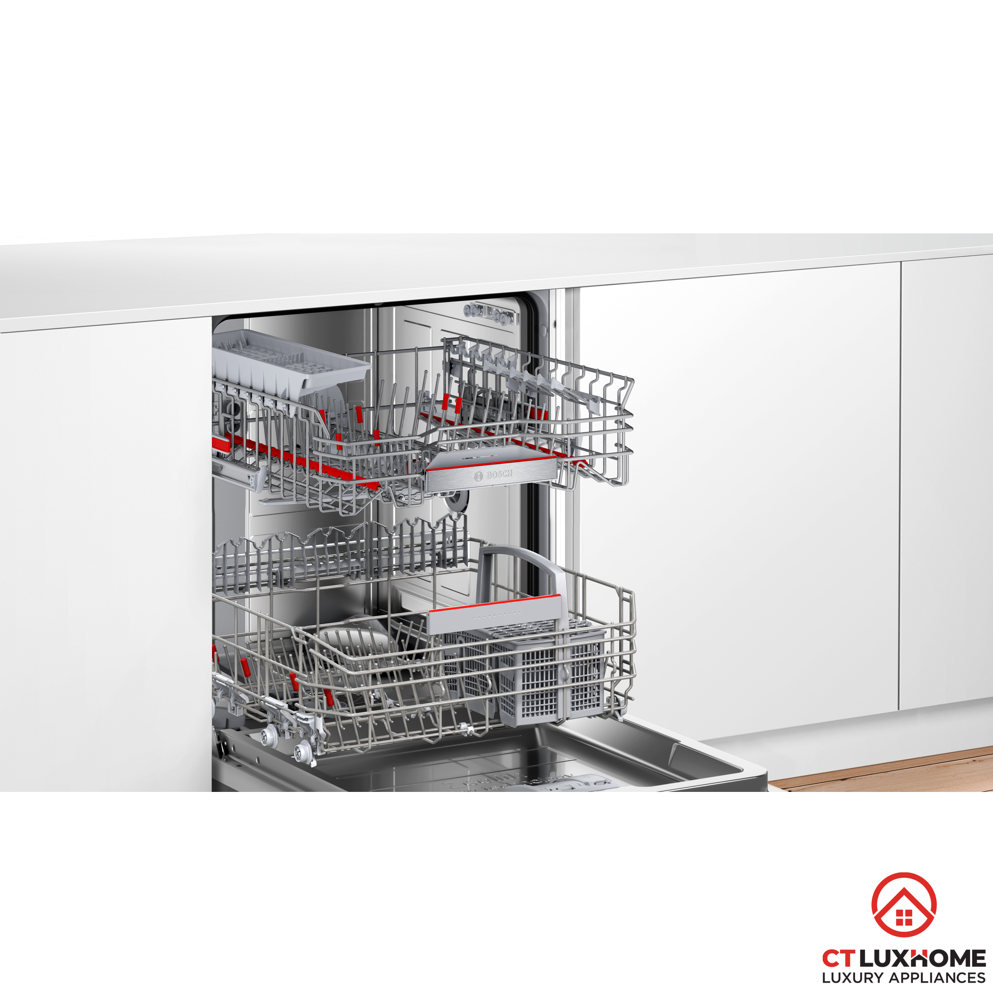 MÁY RỬA BÁT BÁN ÂM BOSCH SMI6ZBS03D SERIE 6 SẤY ZEOLITH