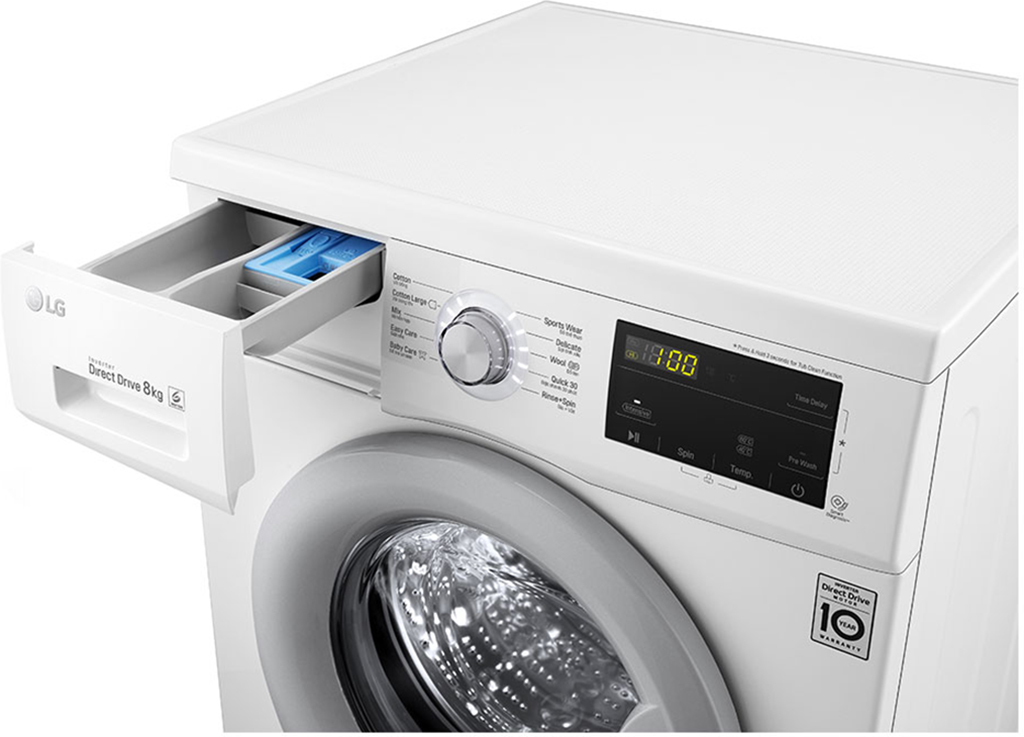 Máy giặt LG Inverter 8 kg FM1208N6W