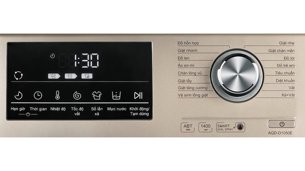 Máy Giặt AQUA Inverter 10.5 Kg AQD-D1050E.N