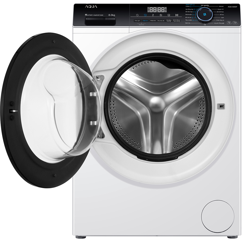 Máy giặt Aqua Inverter 8 KG AQD-A800F W
