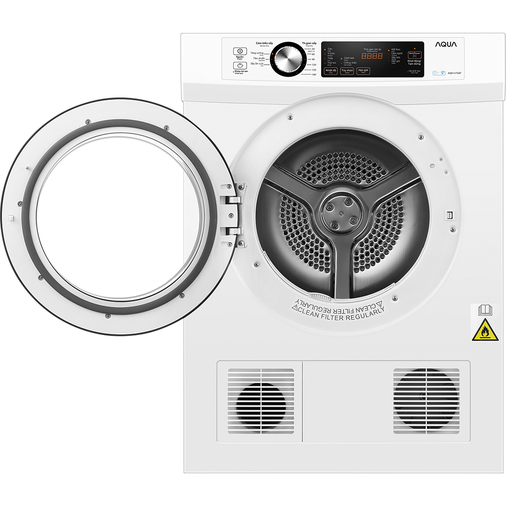 Máy sấy thông hơi Aqua 7 kg AQH-V700FW