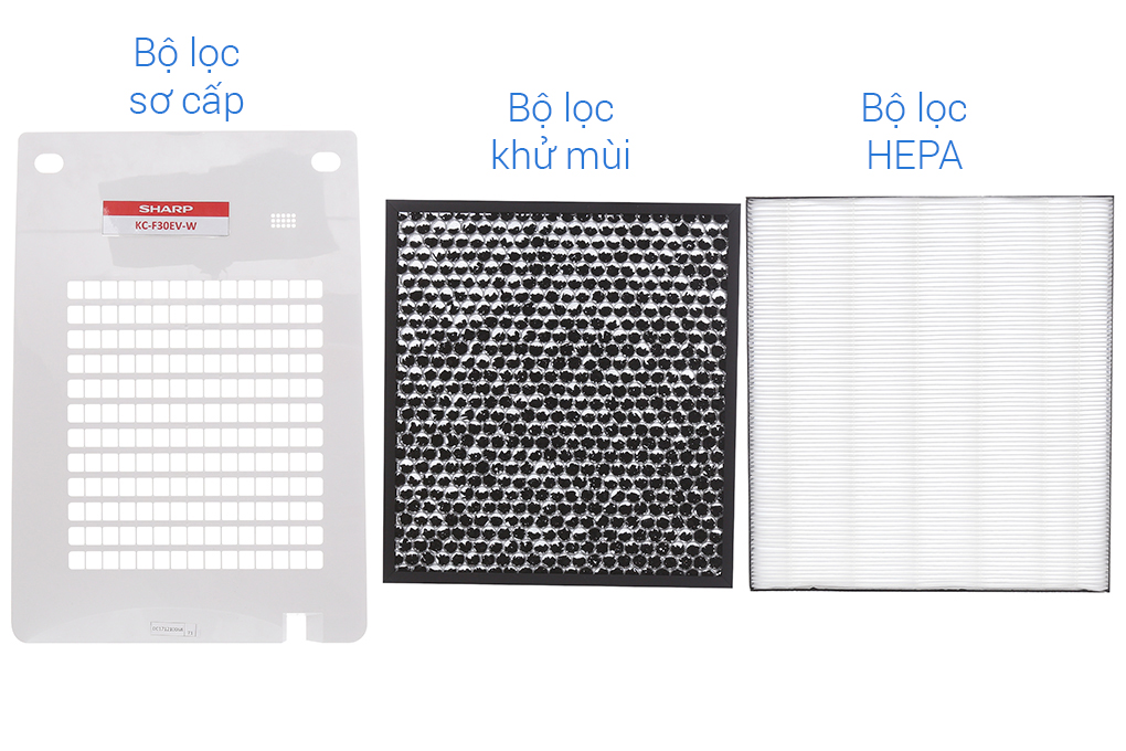 Máy lọc không khí và tạo ẩm Sharp KC-F30EV-W - Chính hãng